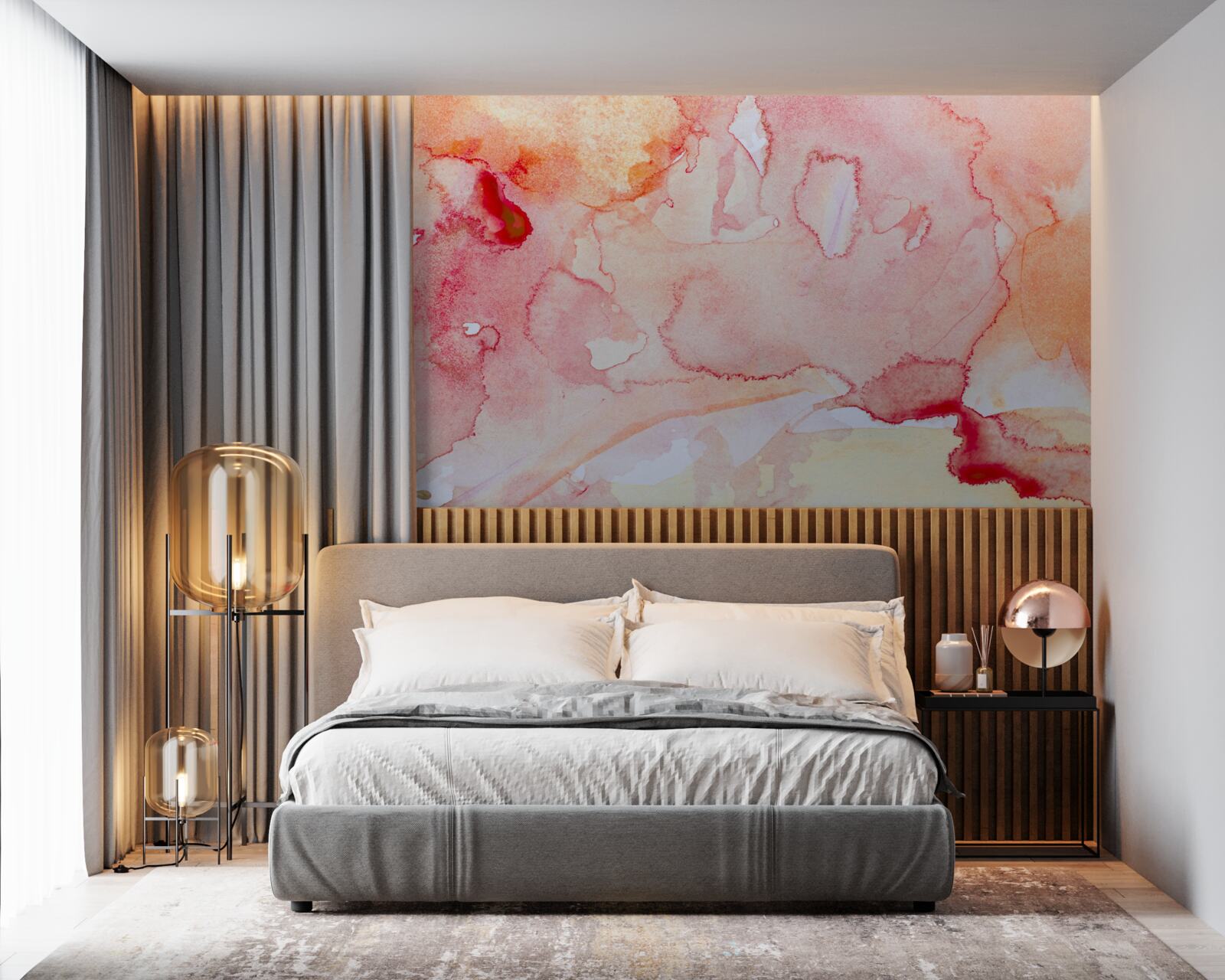 Fototapet fundal pat acuarelă