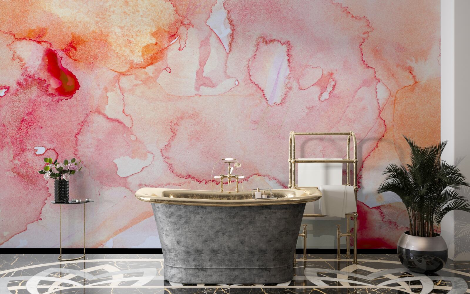 Fototapet fundal pat acuarelă