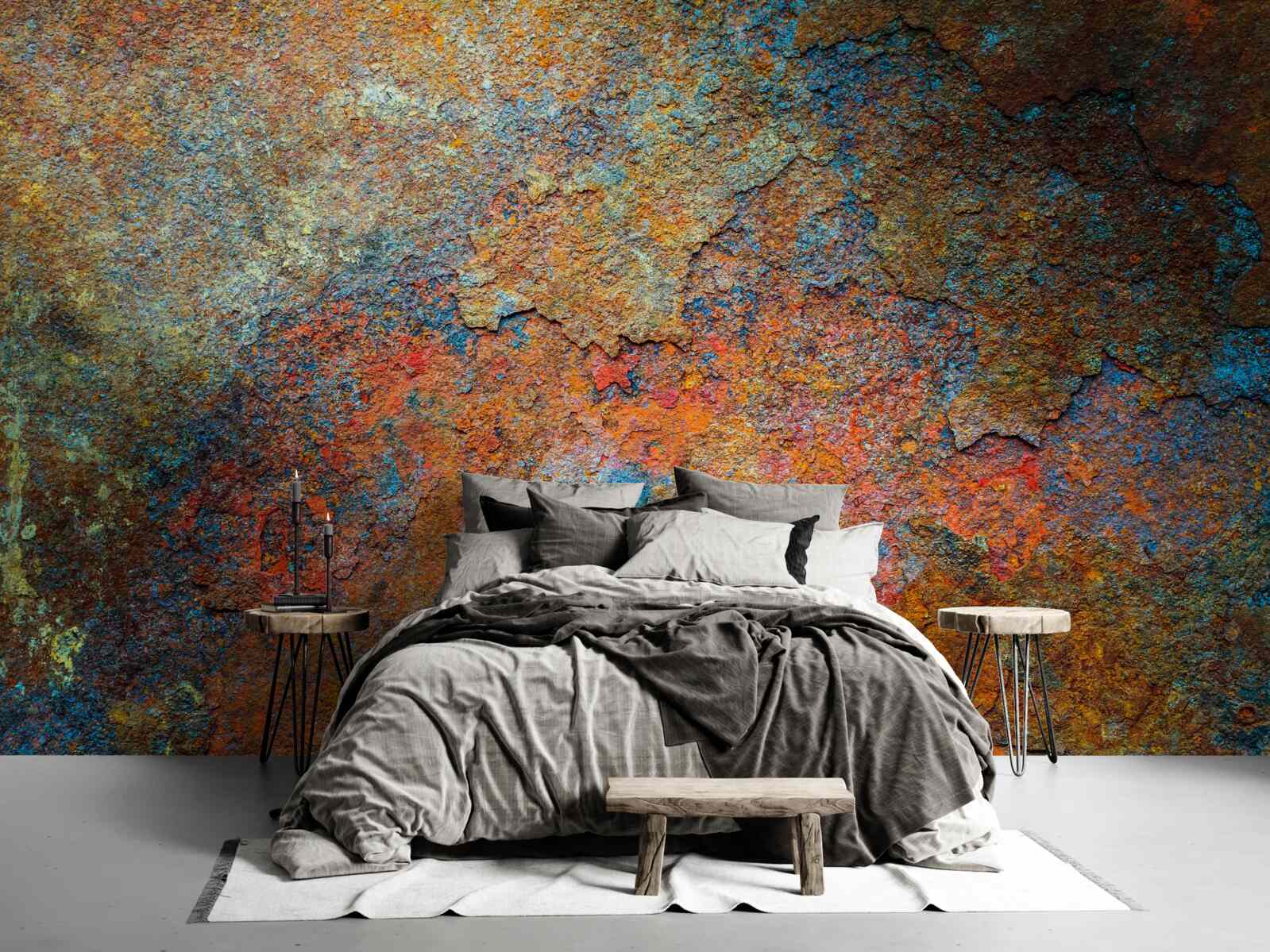 Fototapet culoarea și structura ruginei