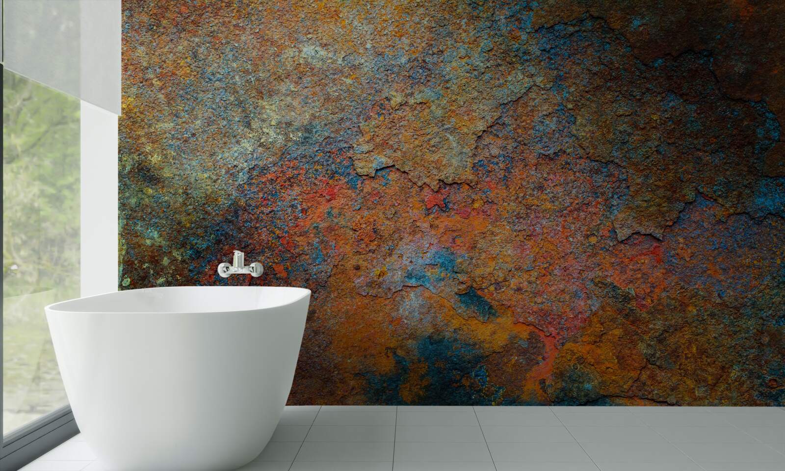 Fototapet culoarea și structura ruginei