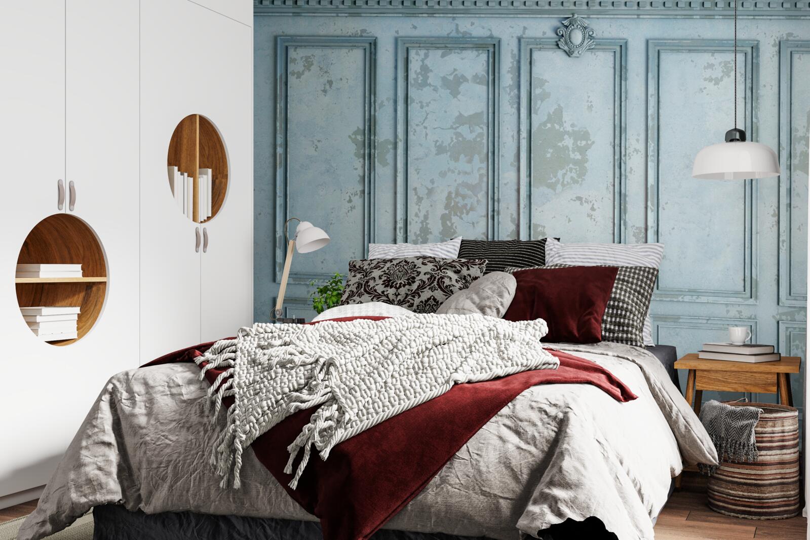 Fototapet cadrele includ un perete vechi