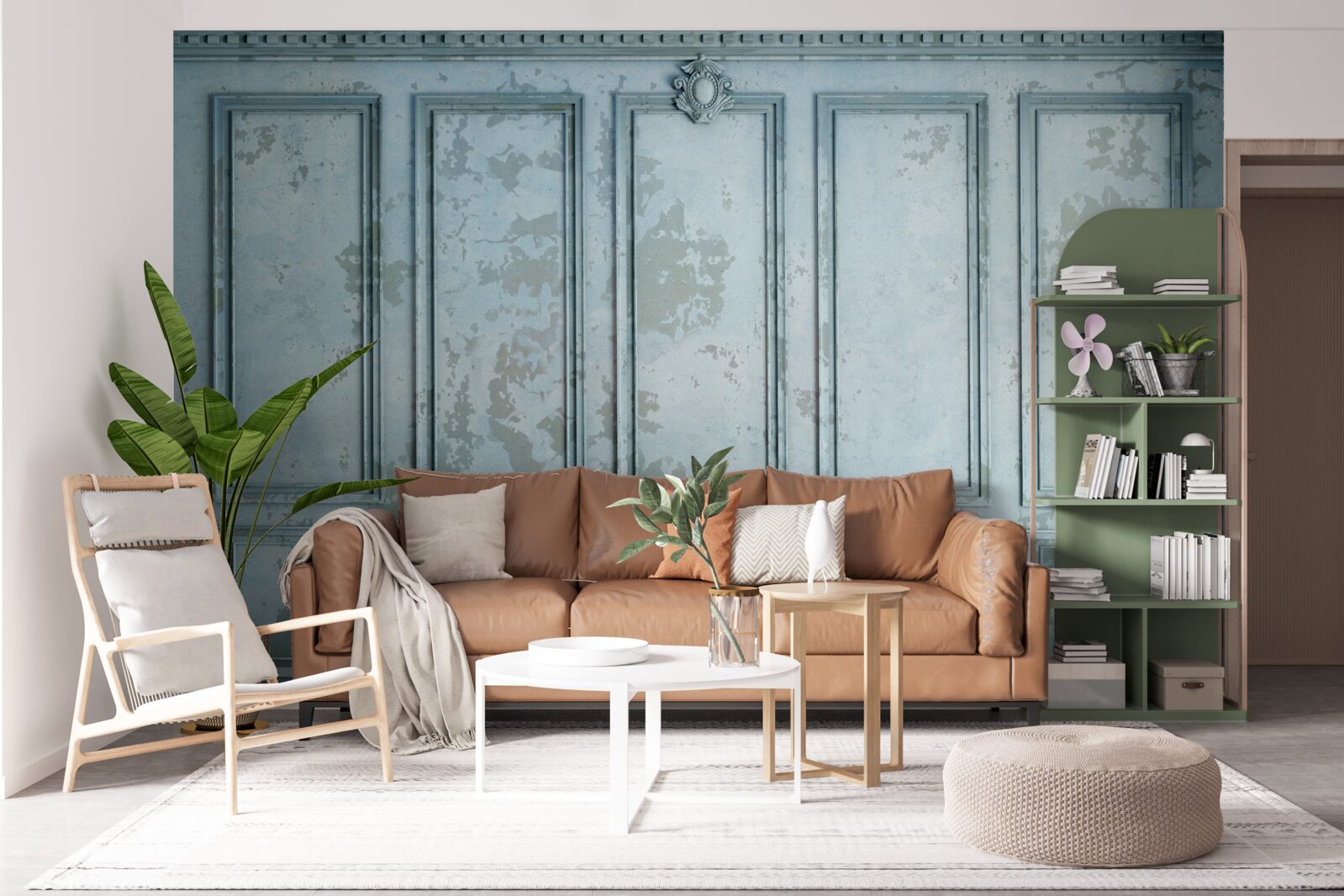 Fototapet cadrele includ un perete vechi