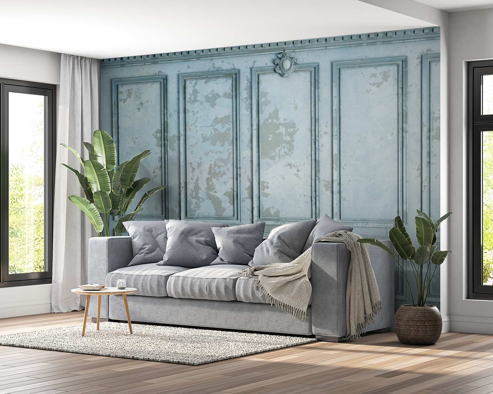 Fototapet cadrele includ un perete vechi