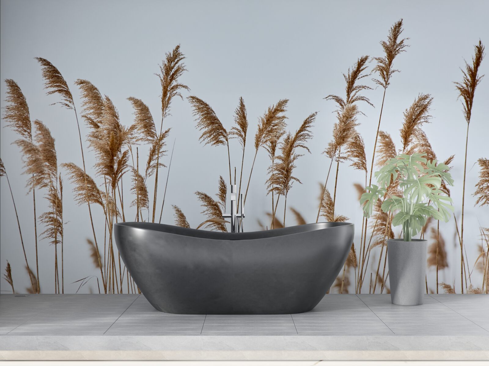 Fototapet spice de grâu întinse spre cer