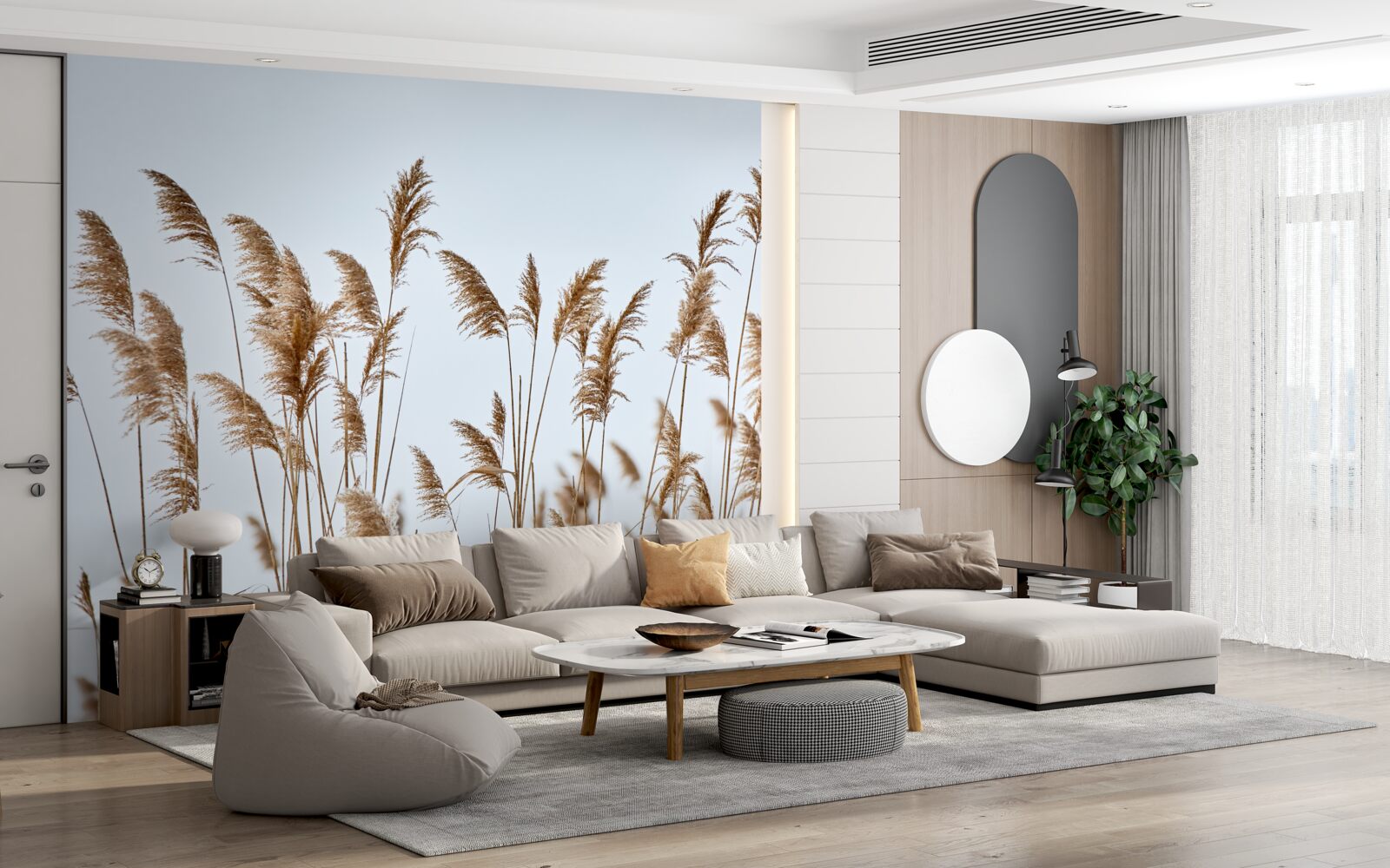 Fototapet spice de grâu întinse spre cer