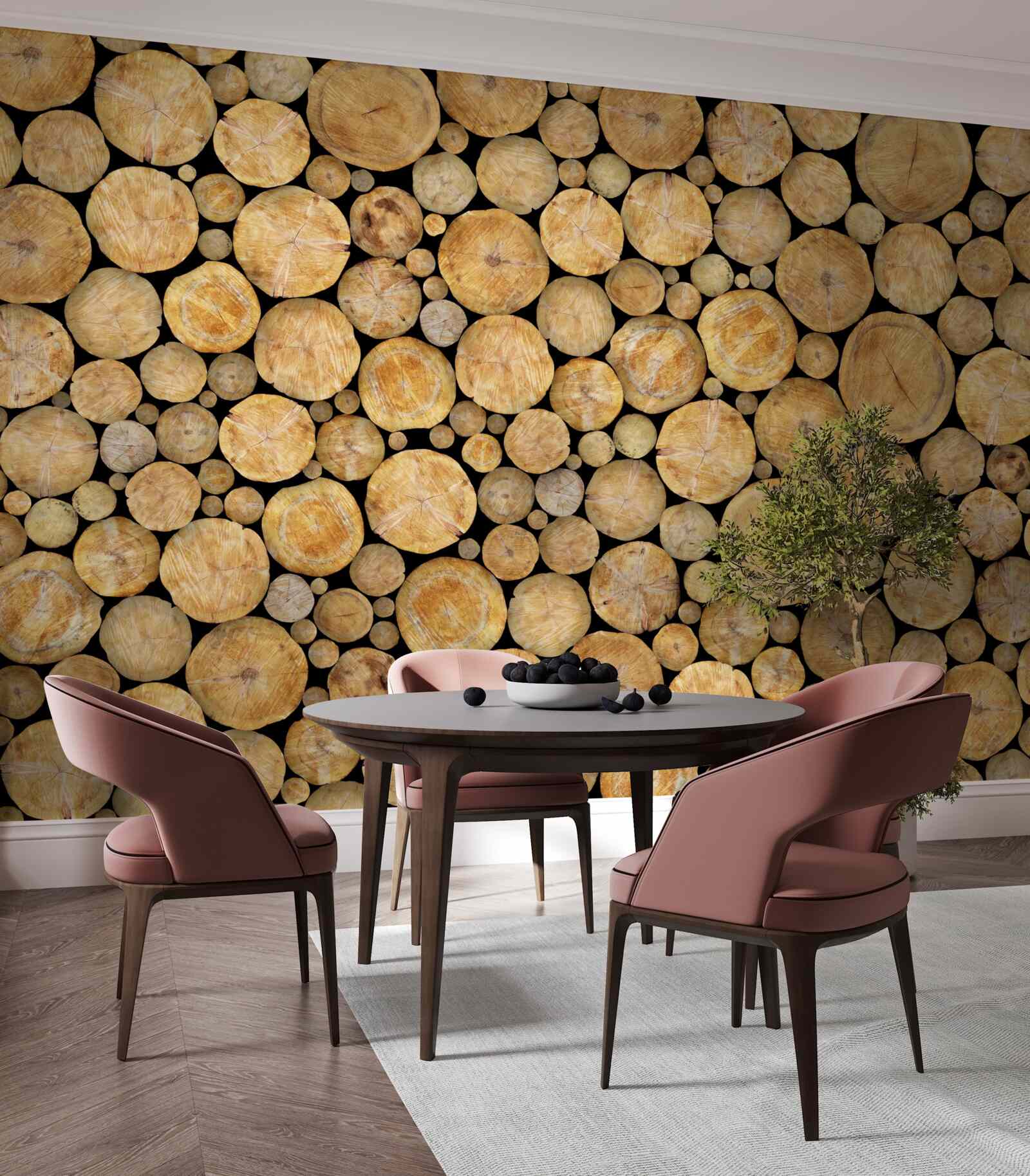 Fototapet un număr semnificativ de copaci au fost tăiați