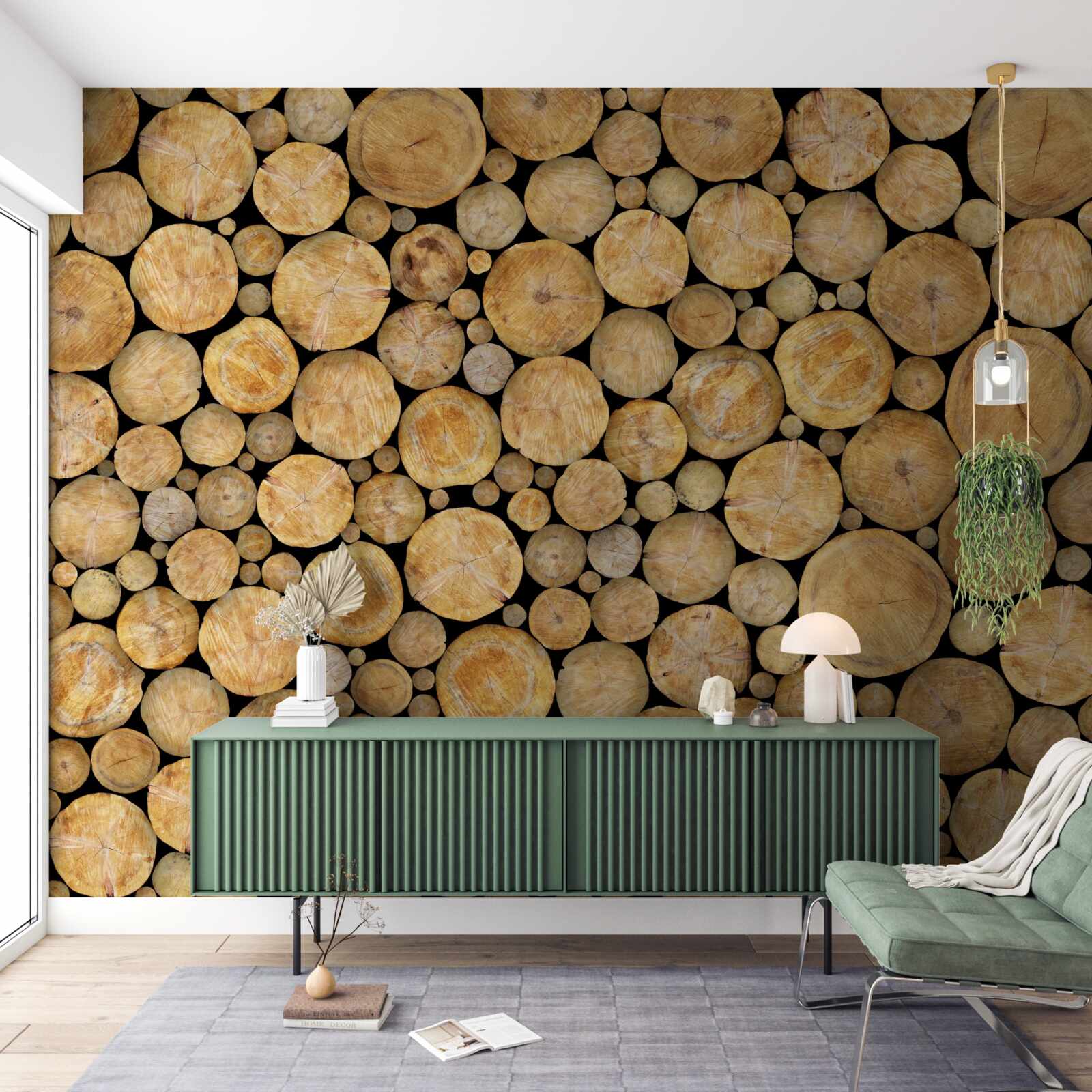 Fototapet un număr semnificativ de copaci au fost tăiați