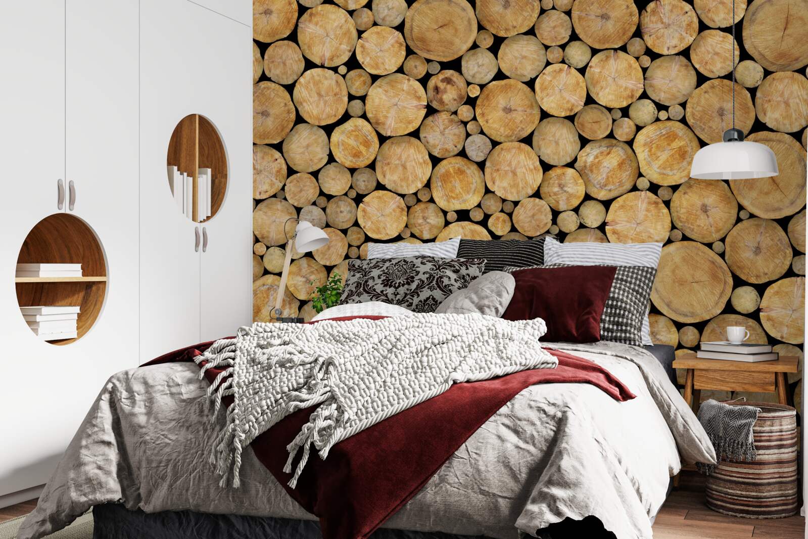 Fototapet un număr semnificativ de copaci au fost tăiați