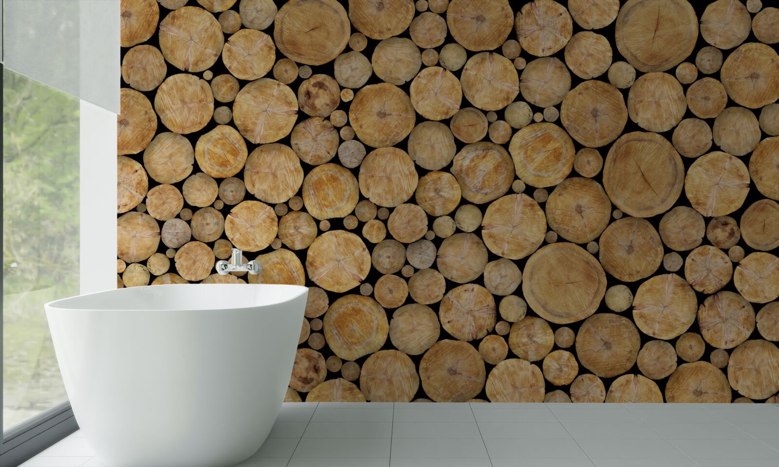 Fototapet un număr semnificativ de copaci au fost tăiați