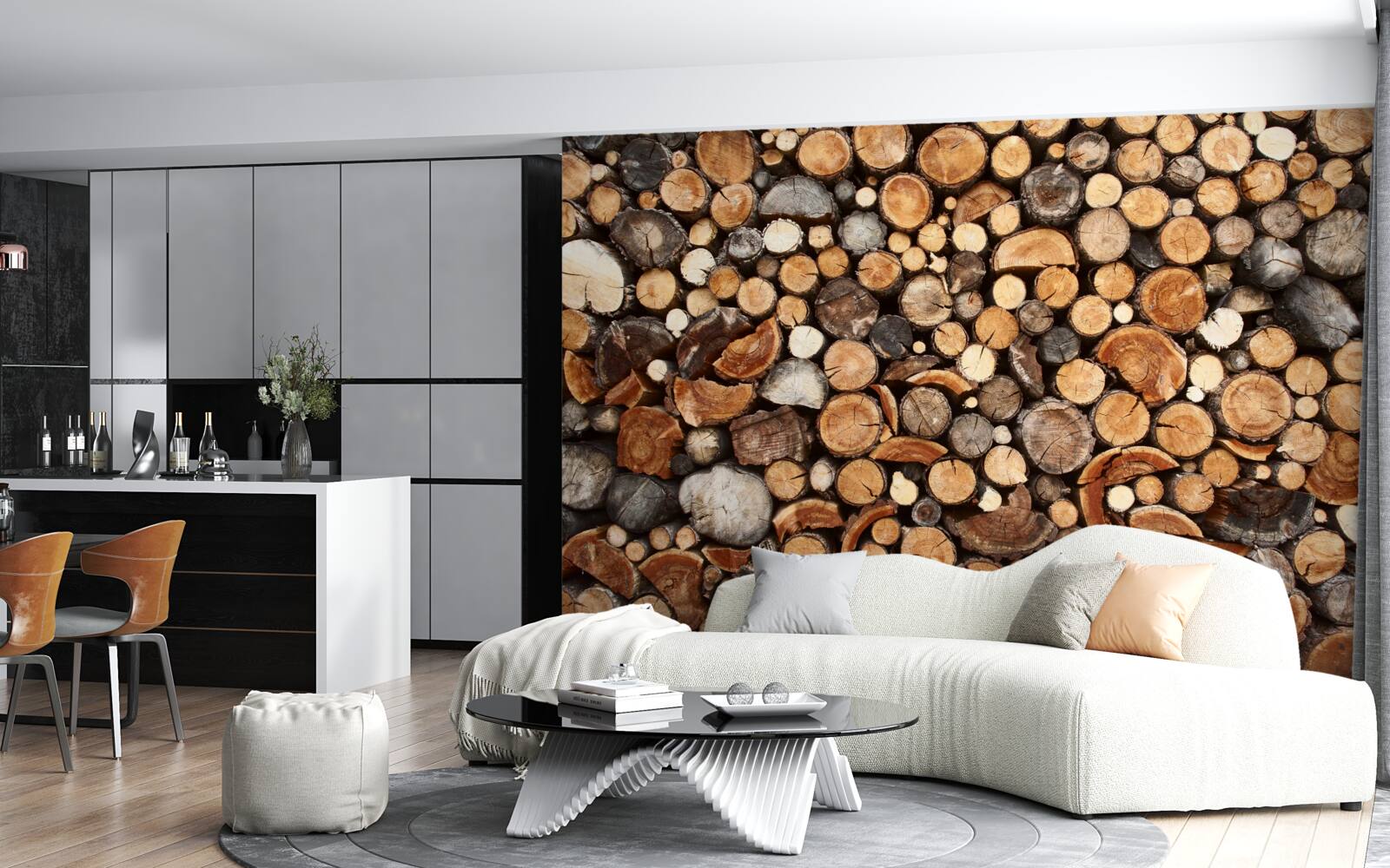 Fototapet felii de copac în diferite culori