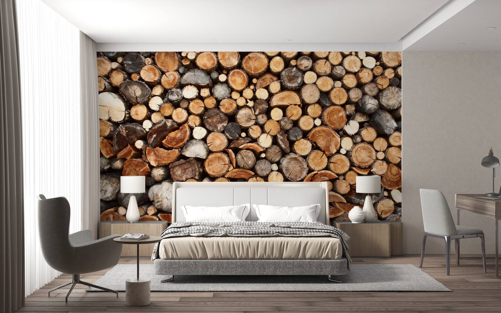 Fototapet felii de copac în diferite culori