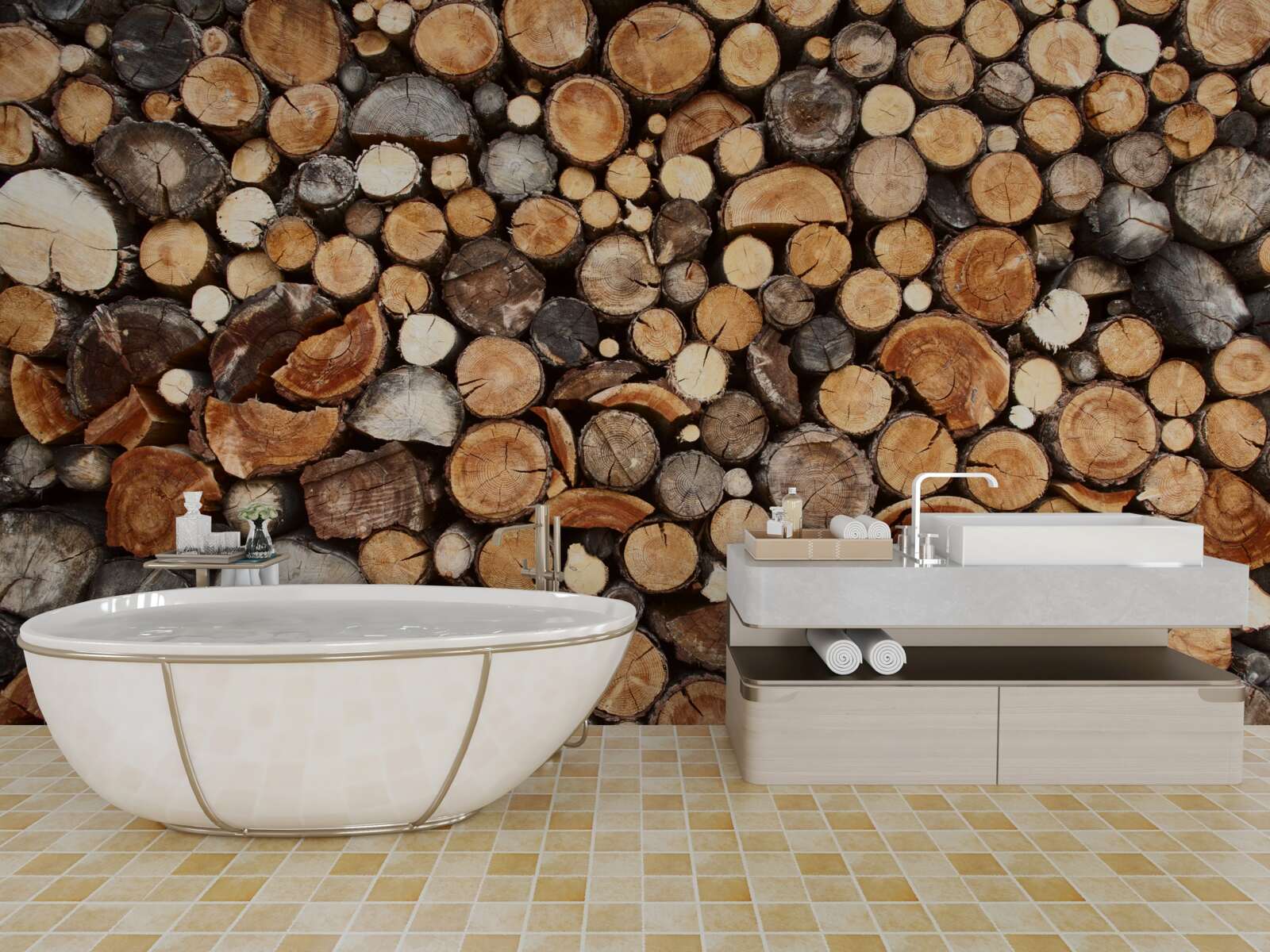 Fototapet felii de copac în diferite culori