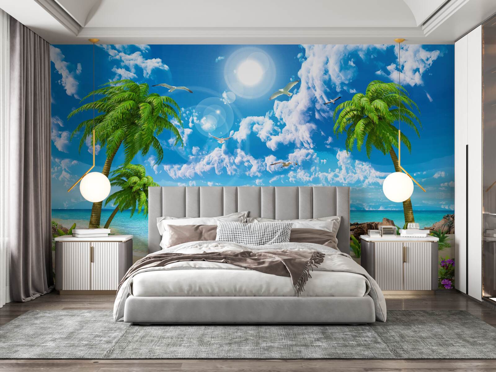 Fototapet natura coastei tropicale