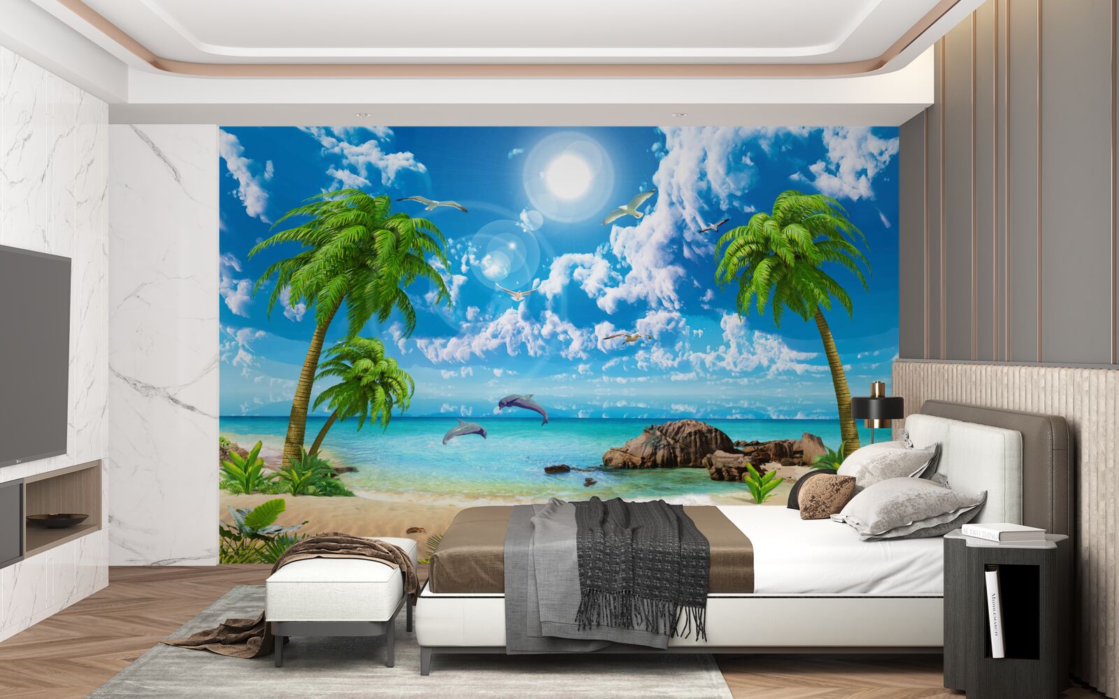 Fototapet natura coastei tropicale