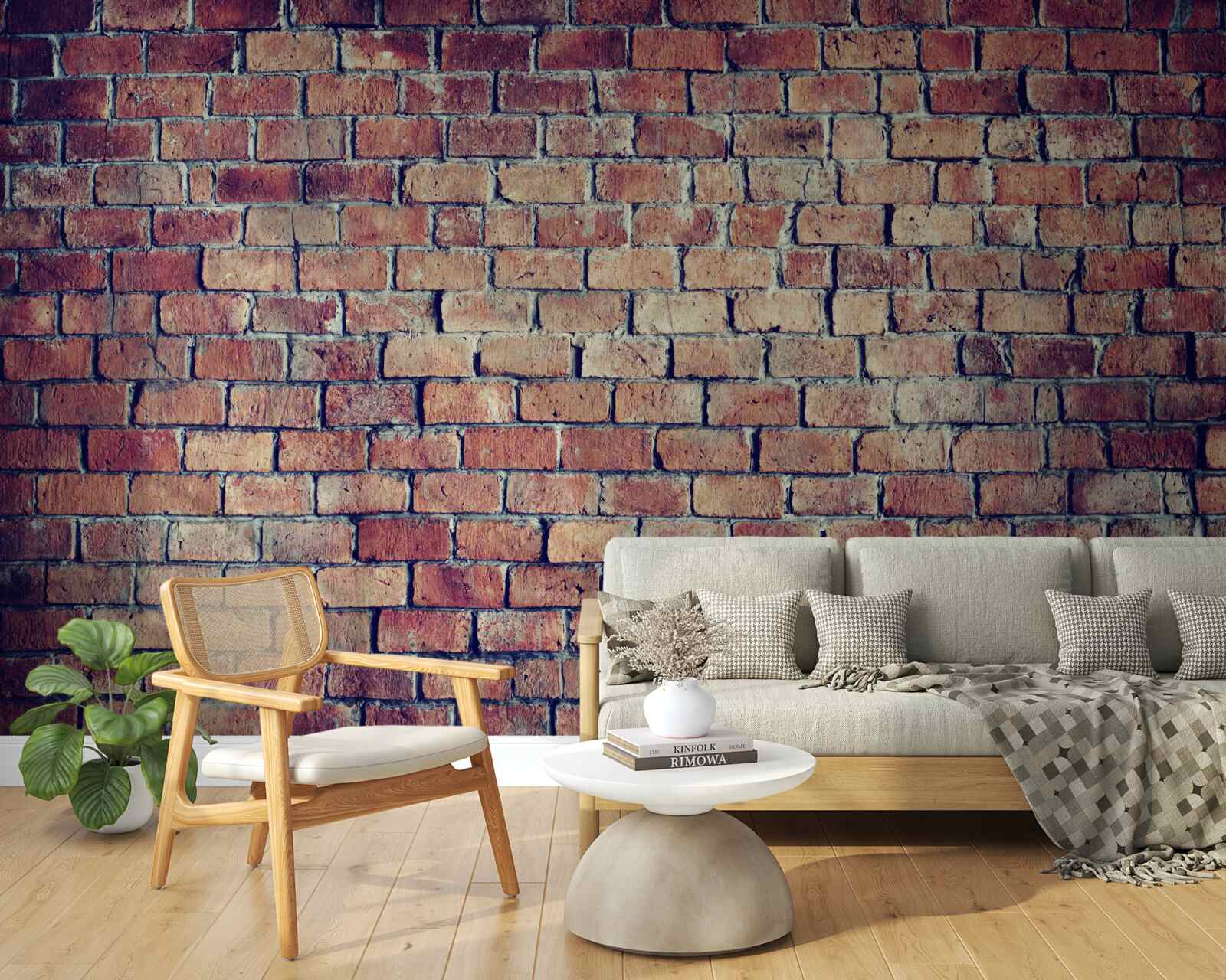 Fototapet Zid de cărămidă roșie