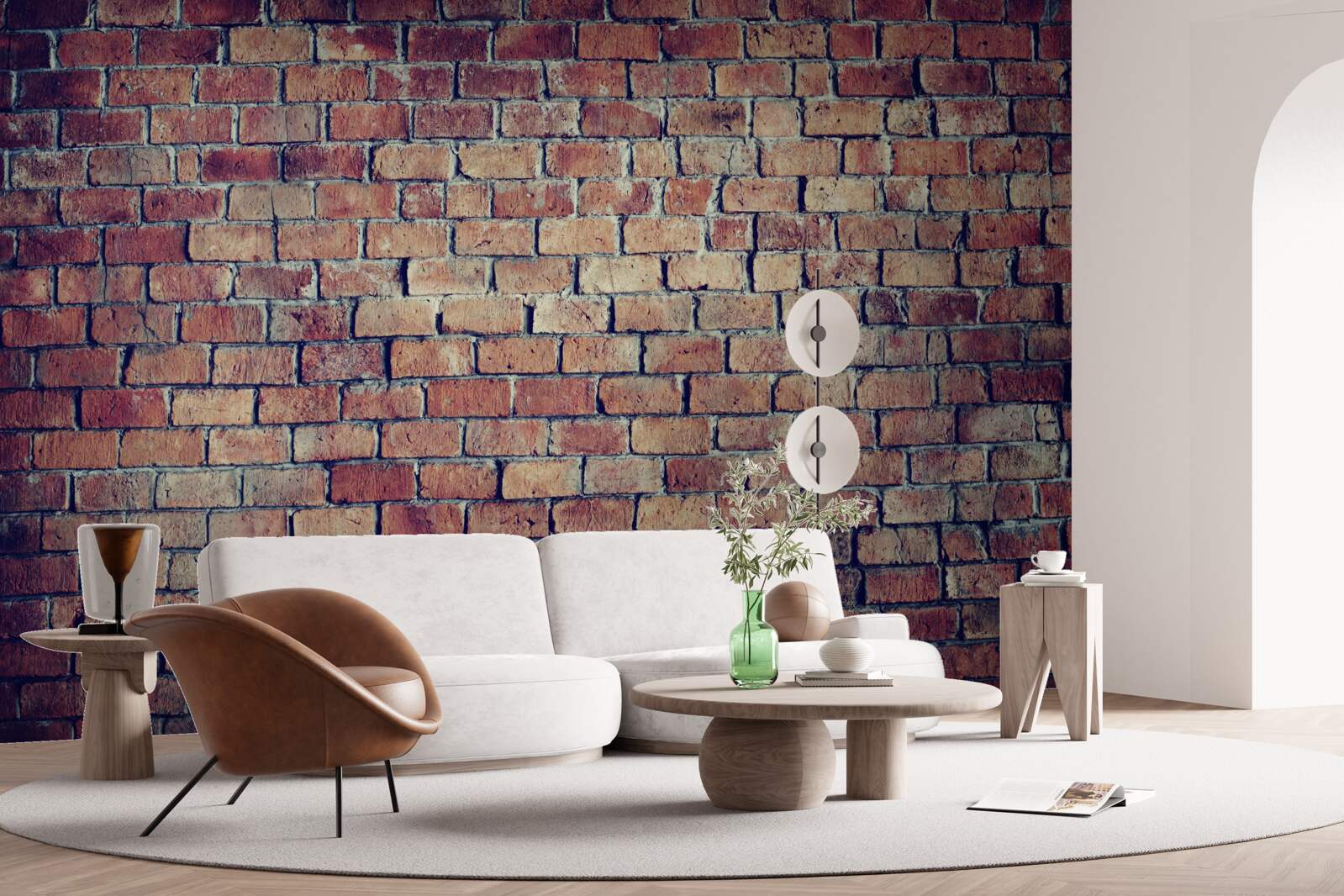 Fototapet Zid de cărămidă roșie