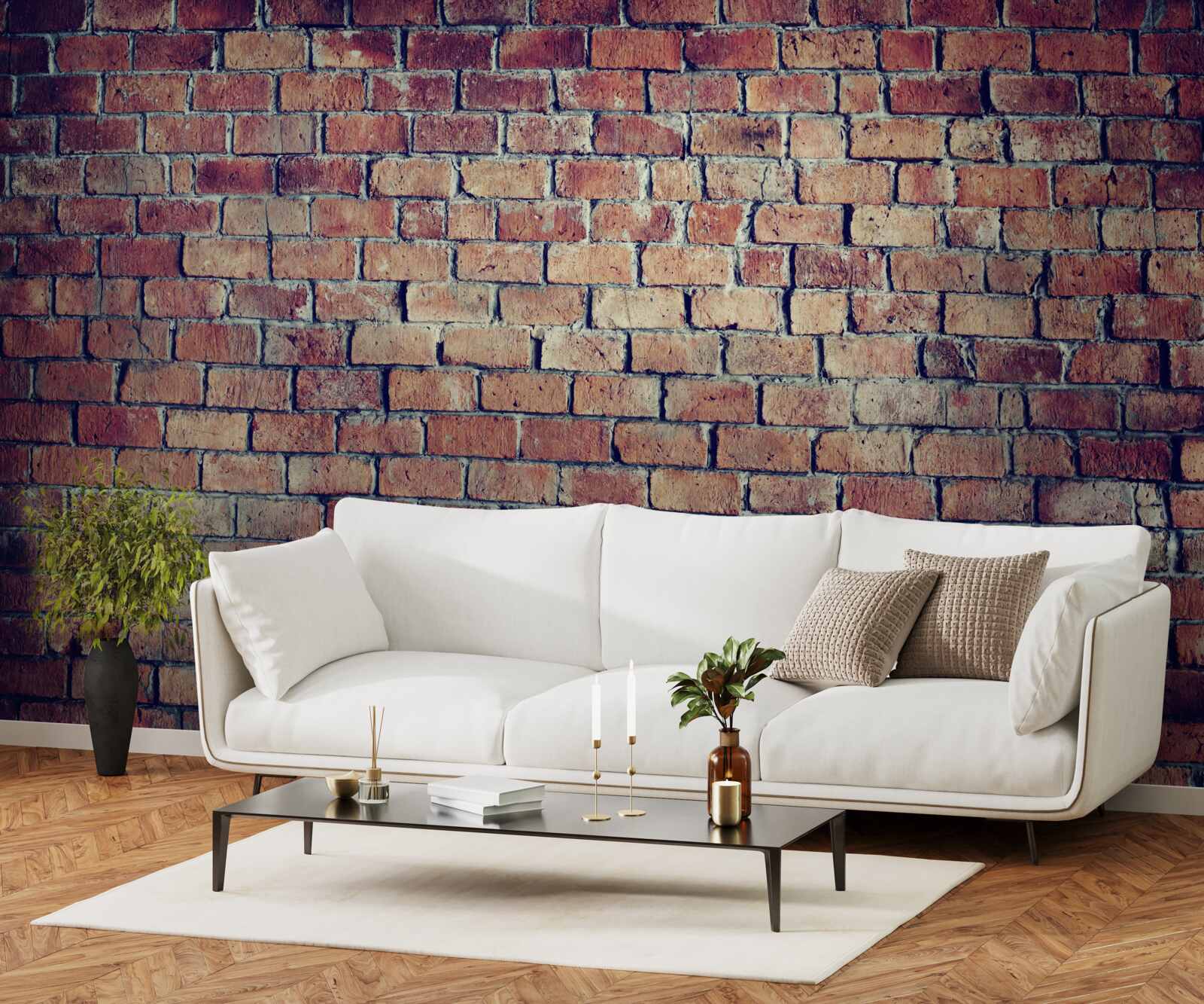 Fototapet Zid de cărămidă roșie