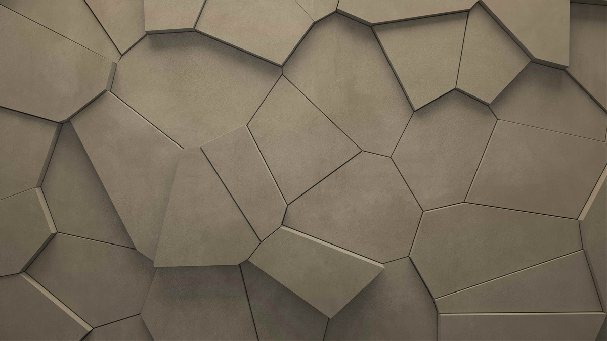 Fototapet Un zid compus din pietre de diferite forme