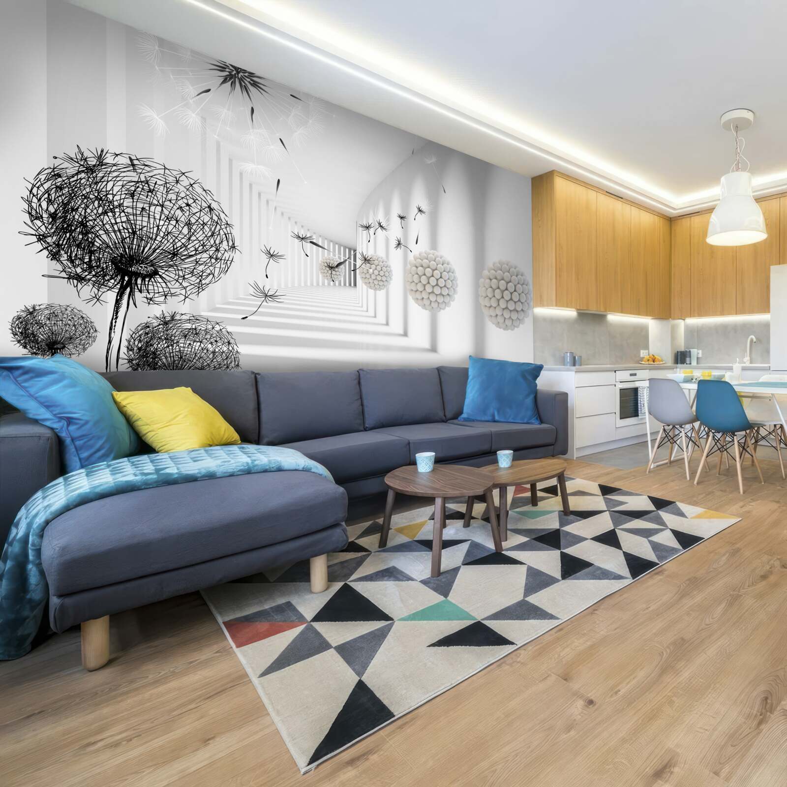 Fototapet un tunel în care dispar millipedes zburătoare