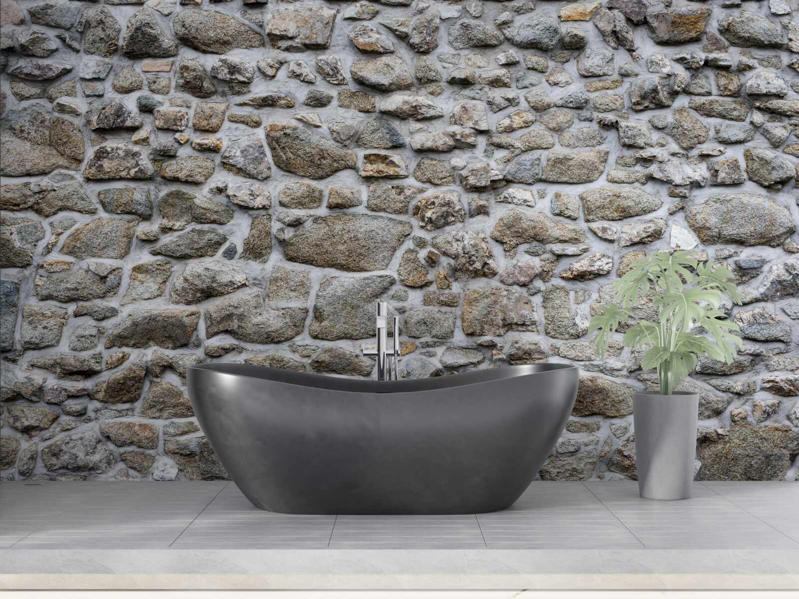 Fototapet pietre de diferite mărimi și forme