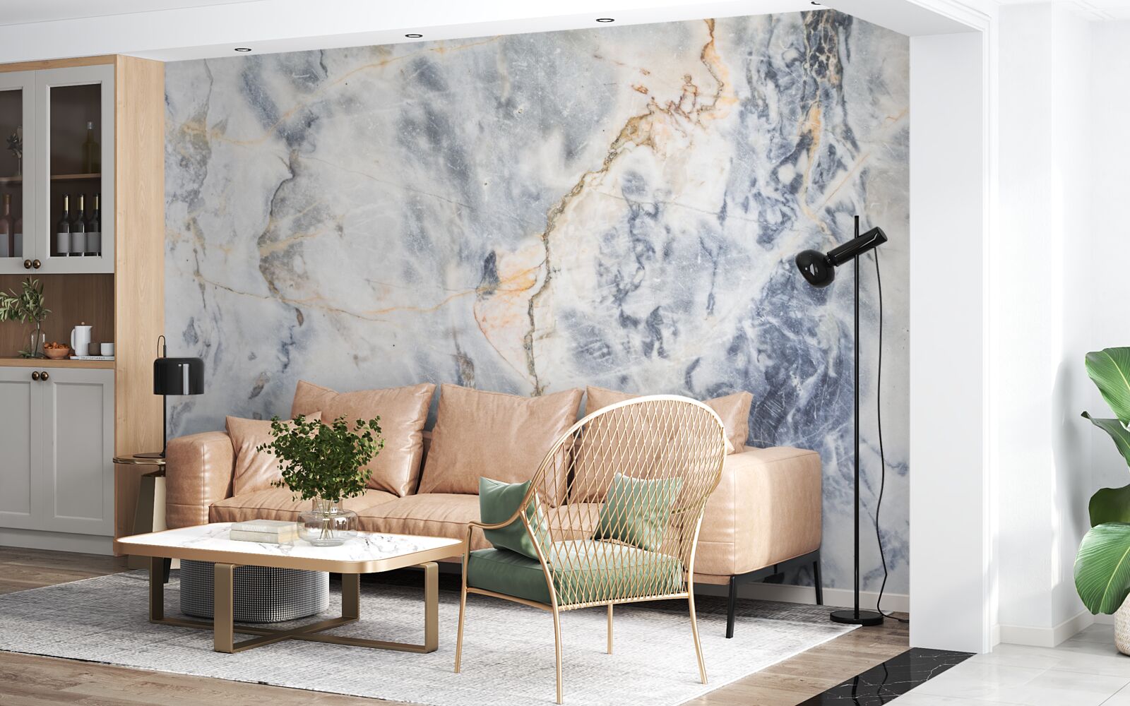 Fototapet furnir de piatră liolite