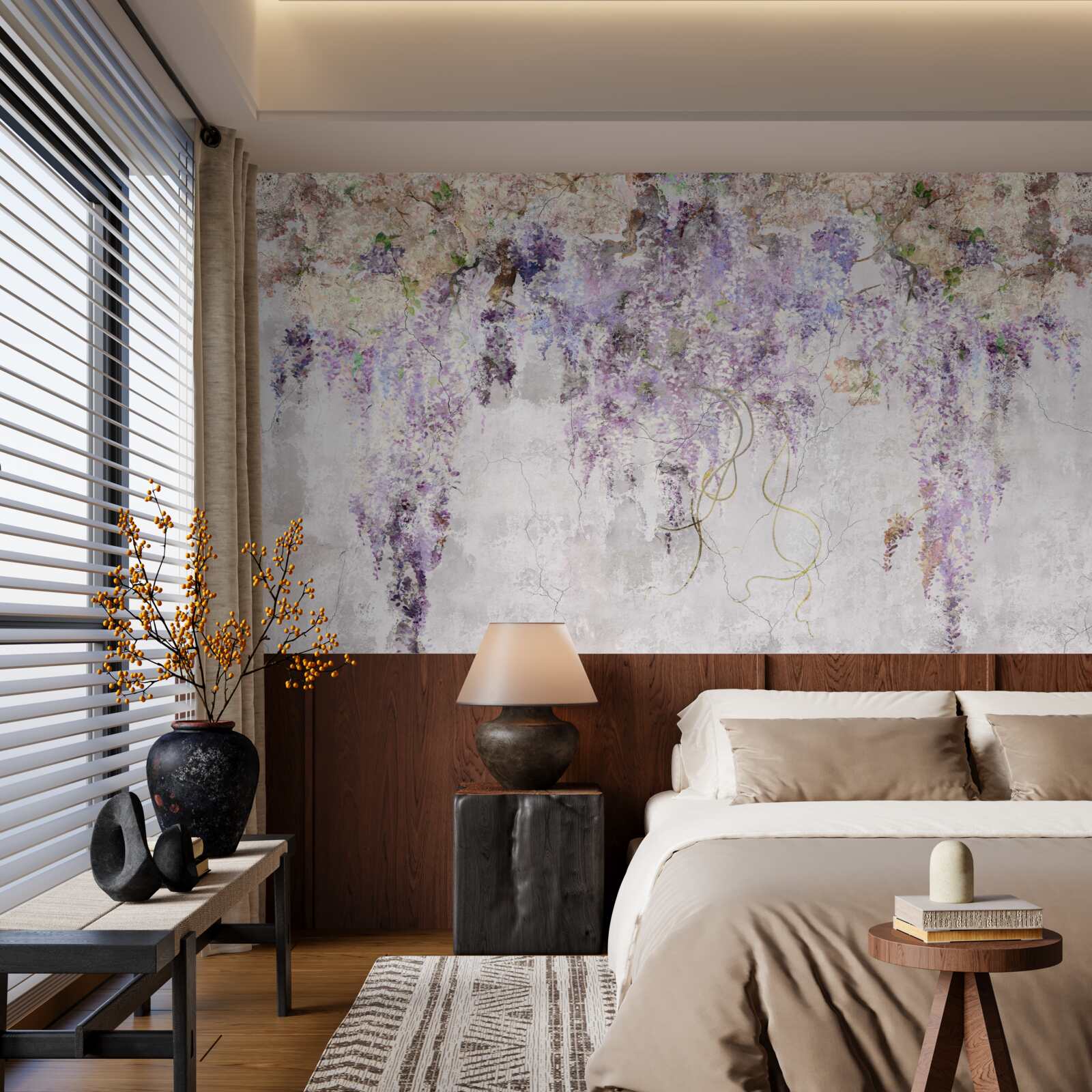 Fototapet florile de toamnă cad