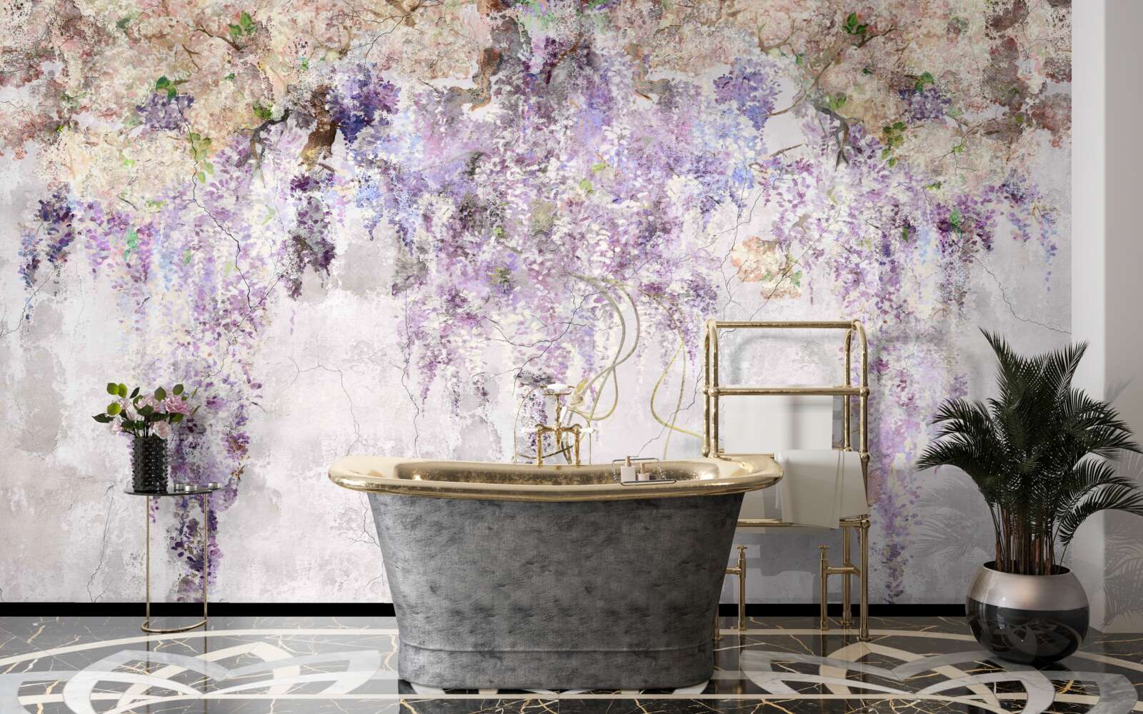 Fototapet florile de toamnă cad