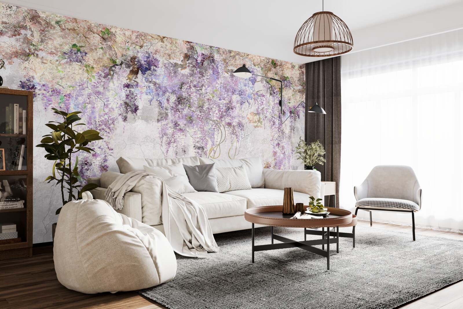 Fototapet florile de toamnă cad