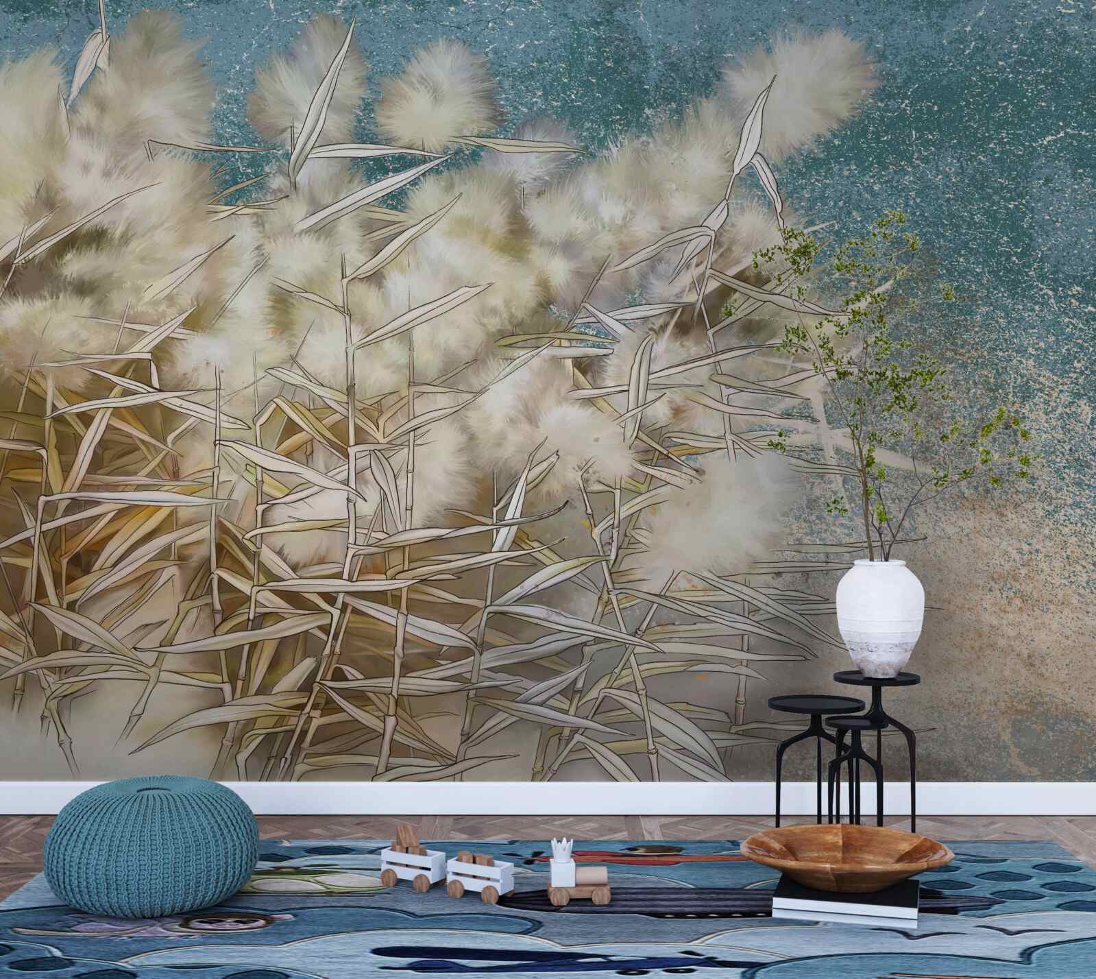 Fototapet industria bumbacului alb