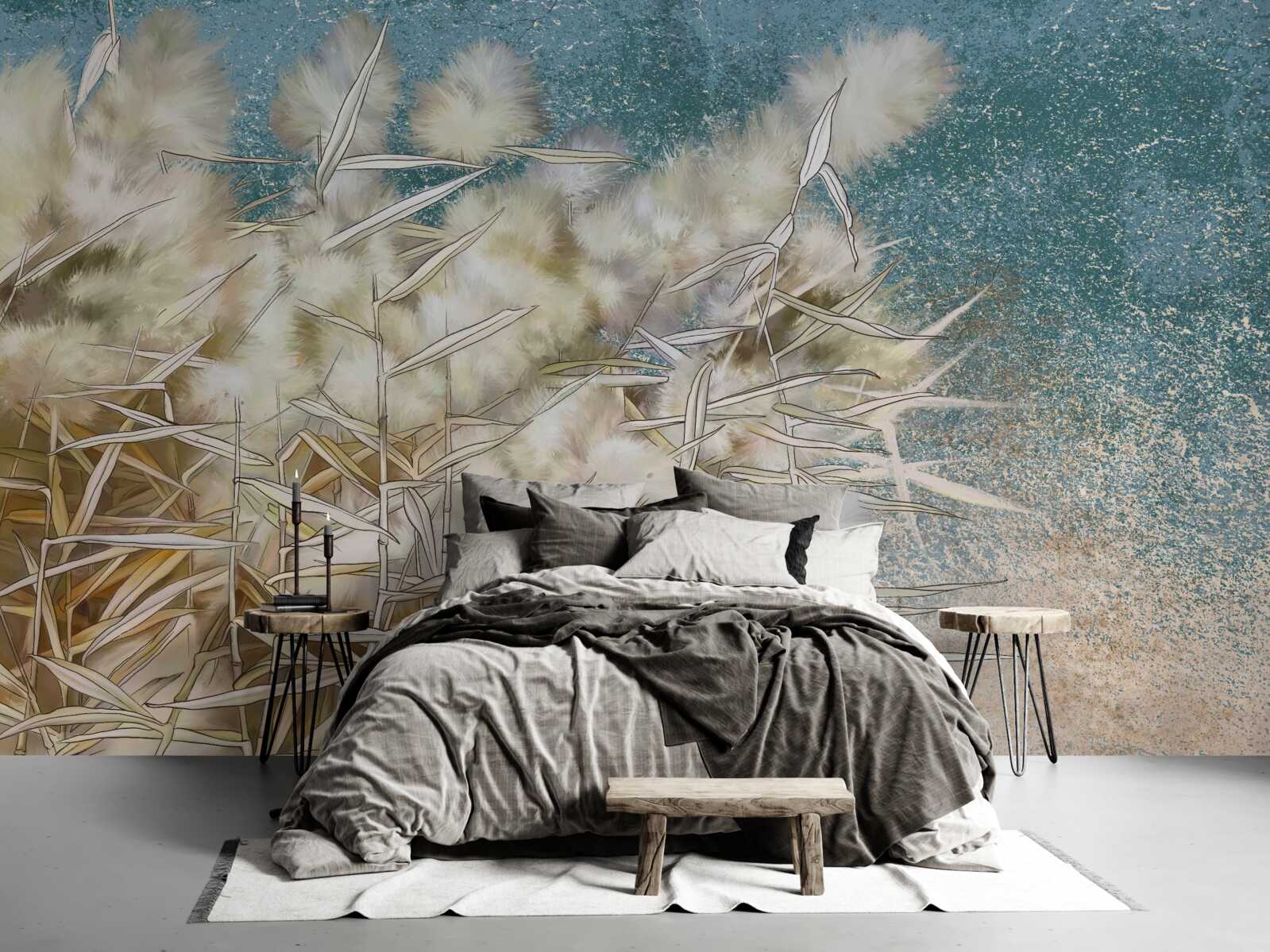 Fototapet industria bumbacului alb