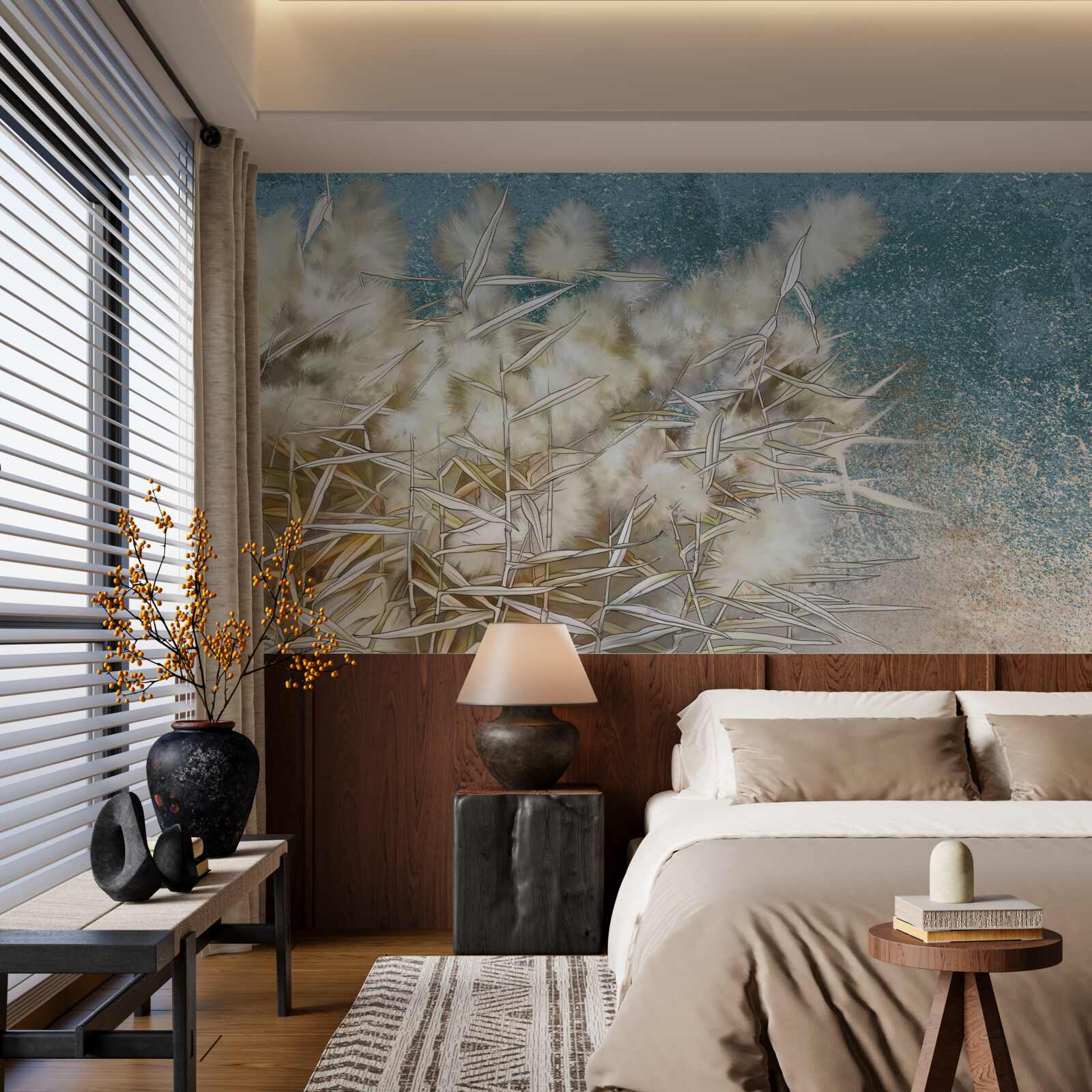 Fototapet industria bumbacului alb