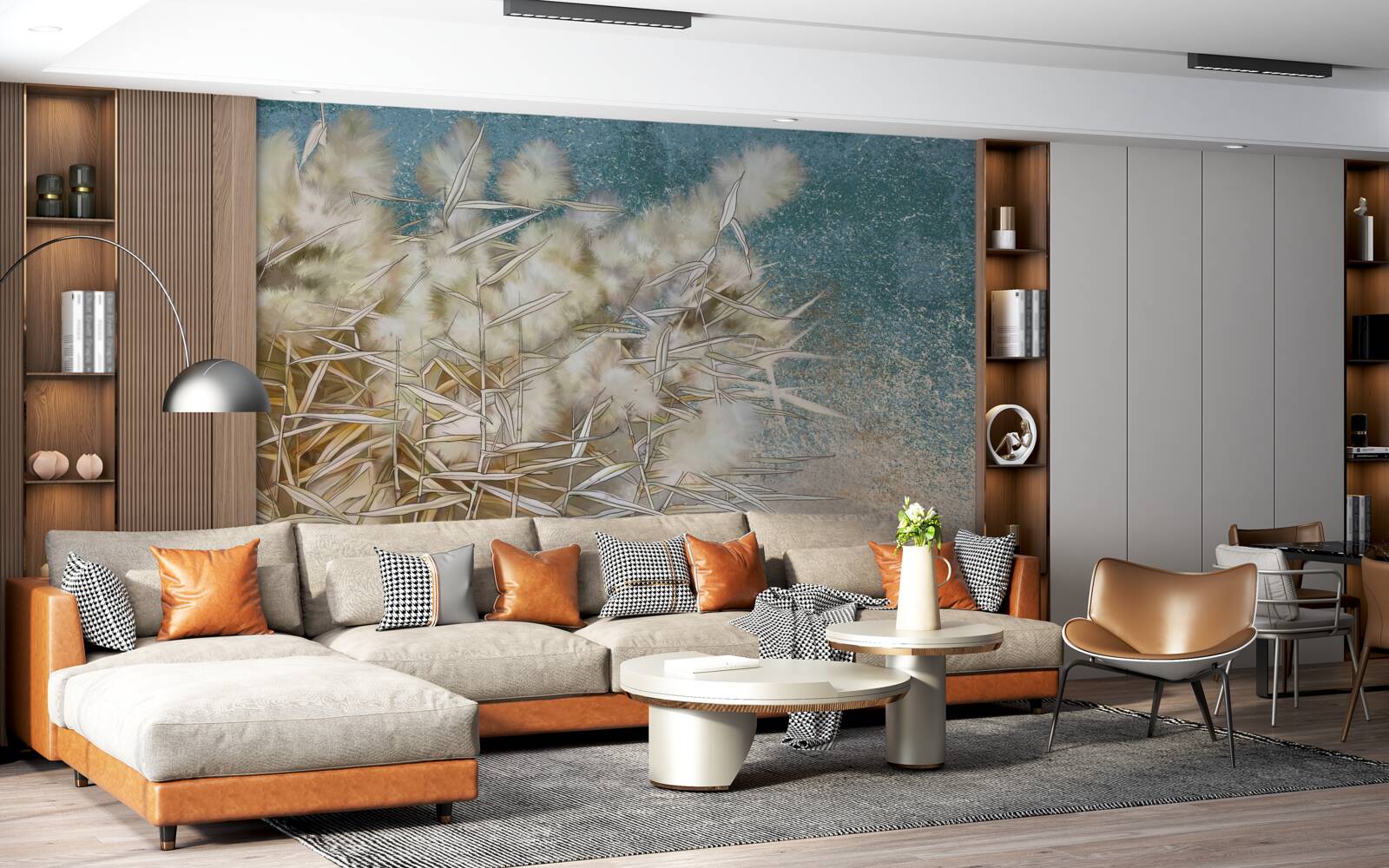 Fototapet industria bumbacului alb