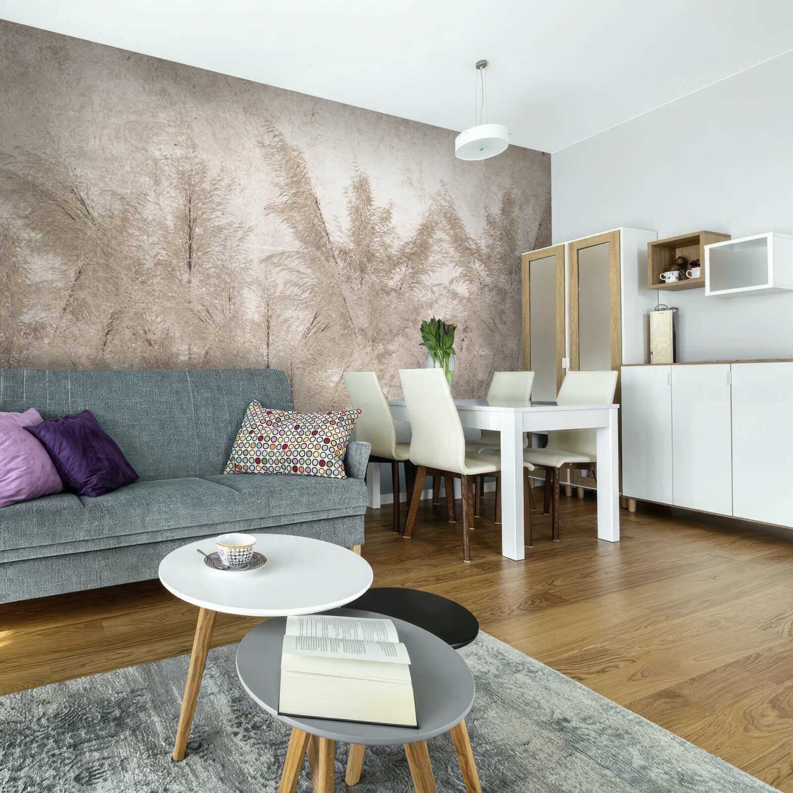 Fototapet dimineață tropicală în ceață