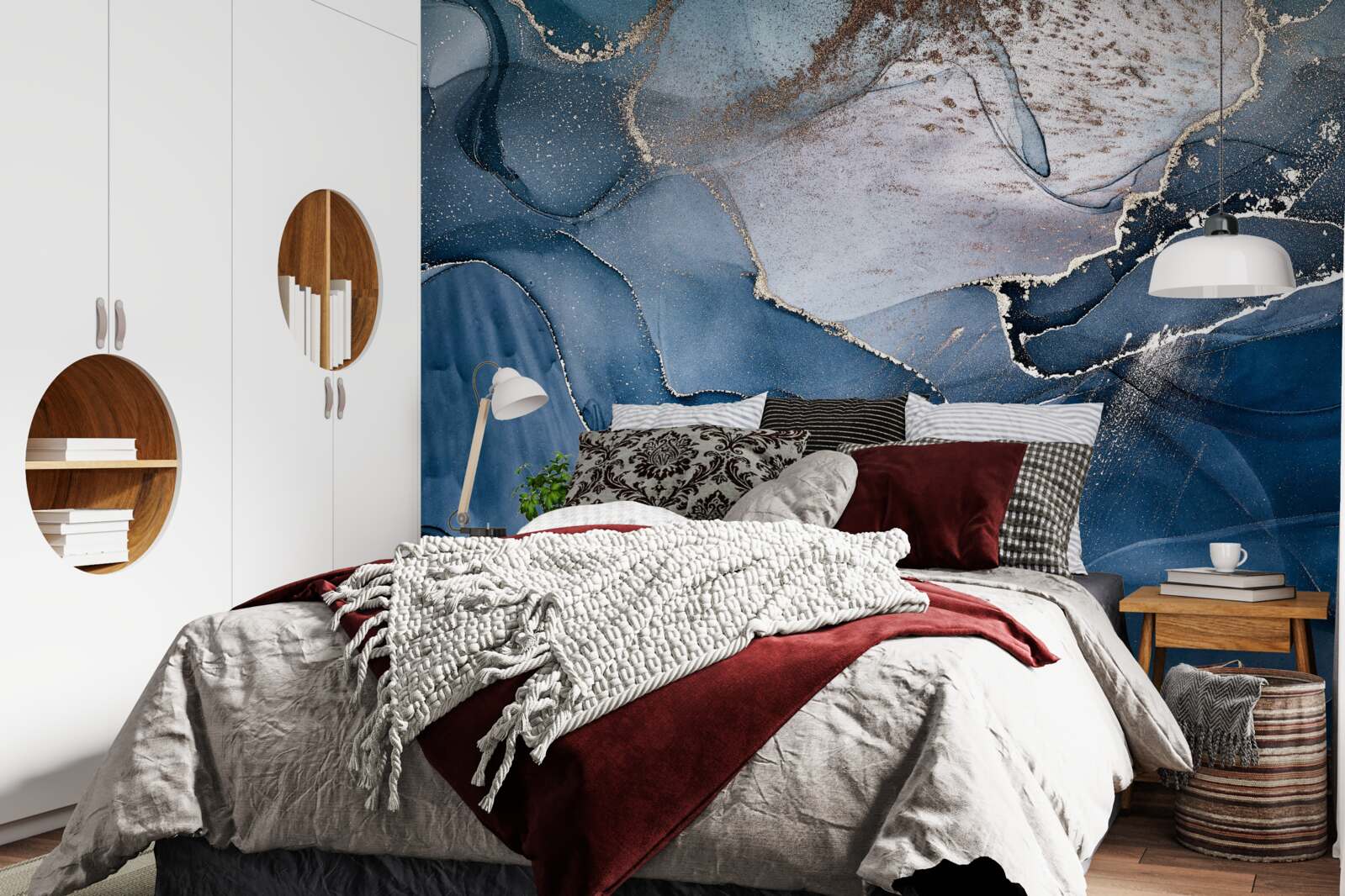 Fototapet nuanțe de cerneală alcoolică