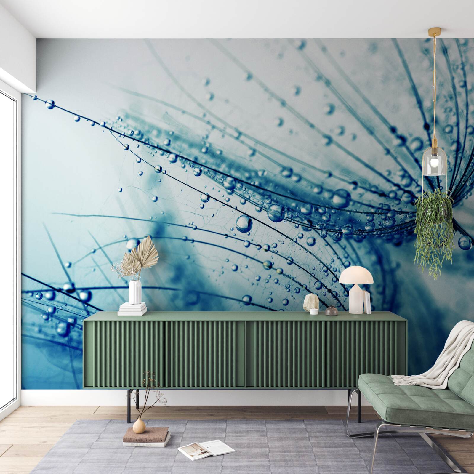 Fototapet picături de păpădie