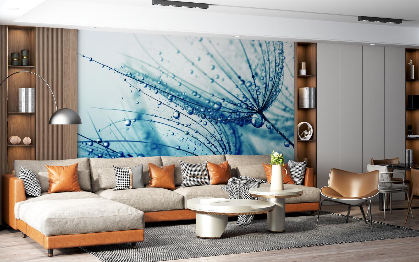 Fototapet picături de păpădie