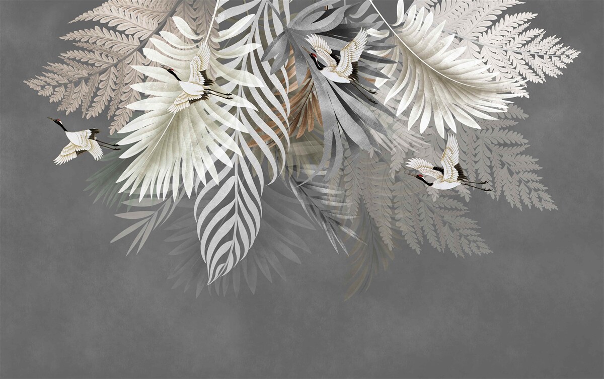 Fototapet Buchet suspendat de frunze de la tropice