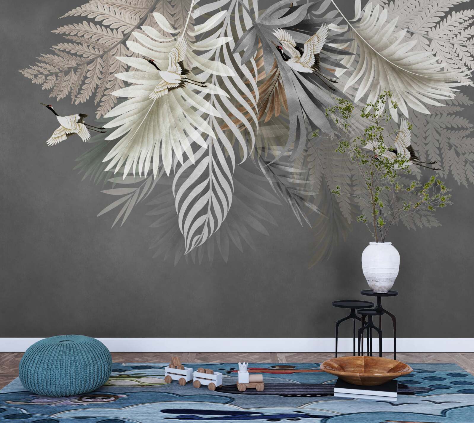 Fototapet Buchet suspendat de frunze de la tropice