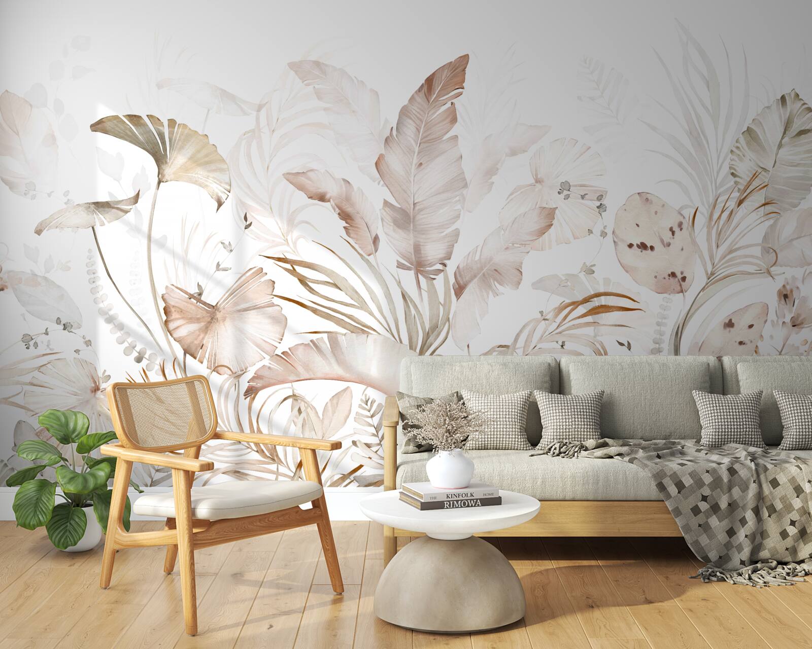 Fototapet pădure tropicală abstractă