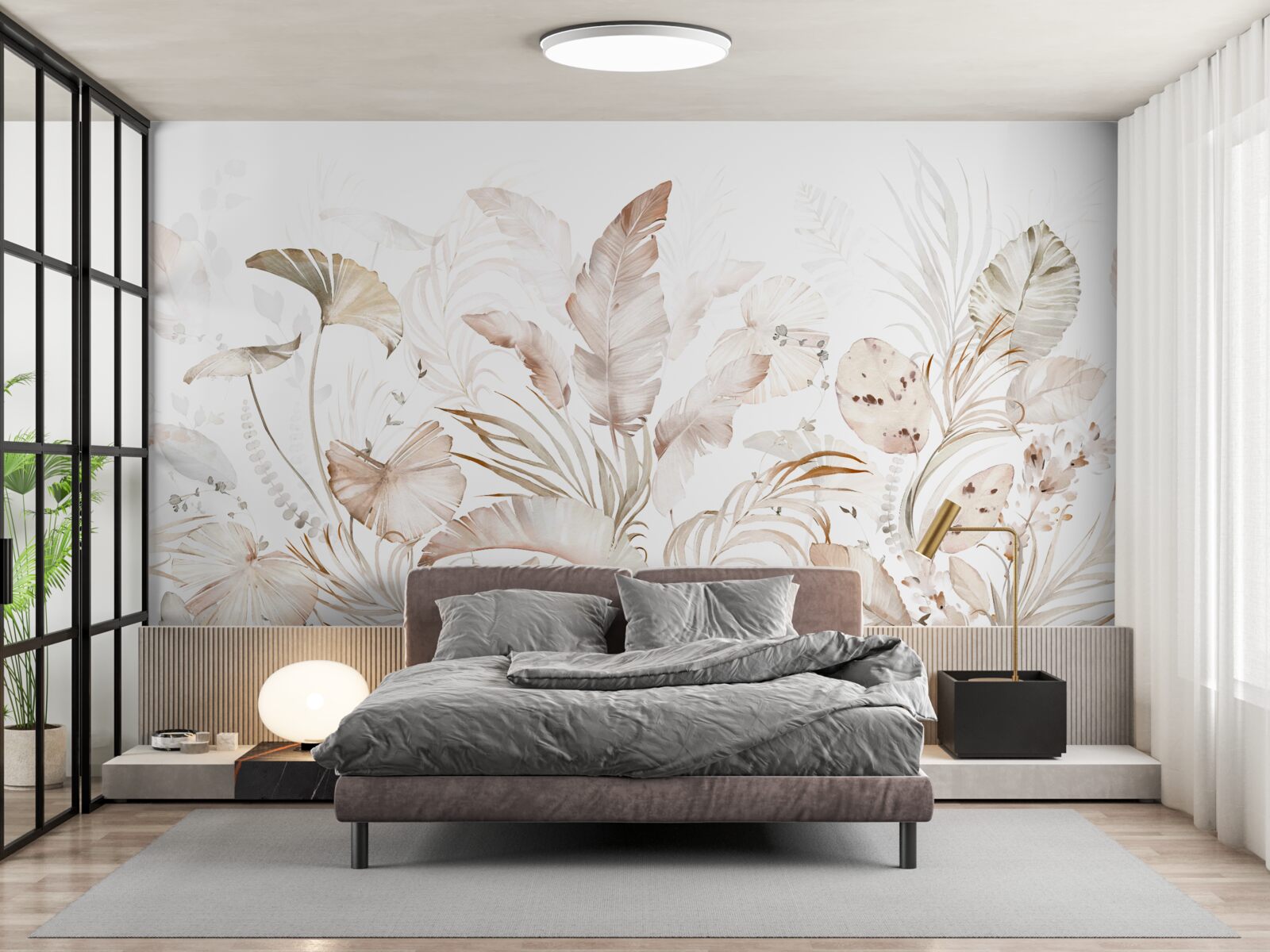 Fototapet pădure tropicală abstractă