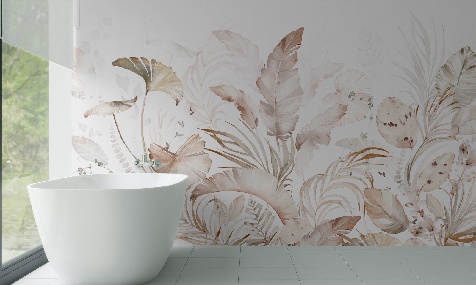 Fototapet pădure tropicală abstractă