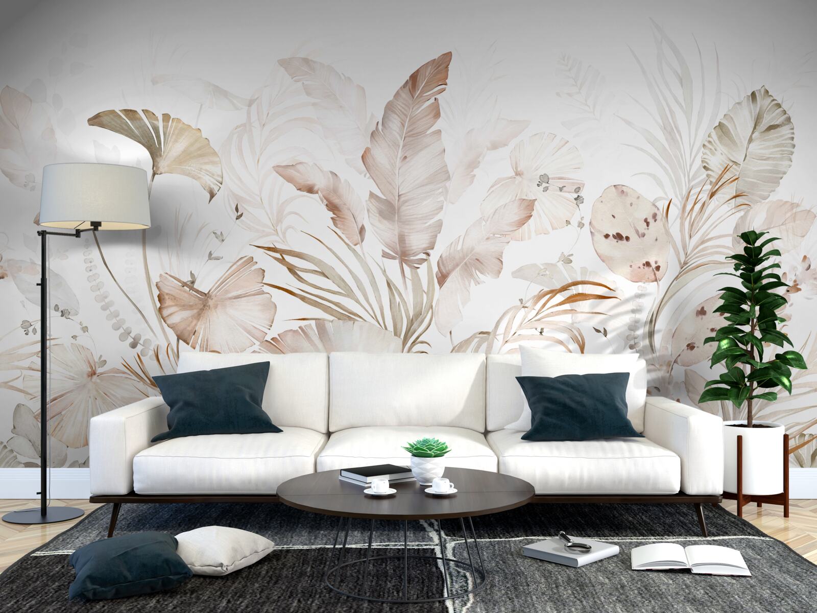 Fototapet pădure tropicală abstractă