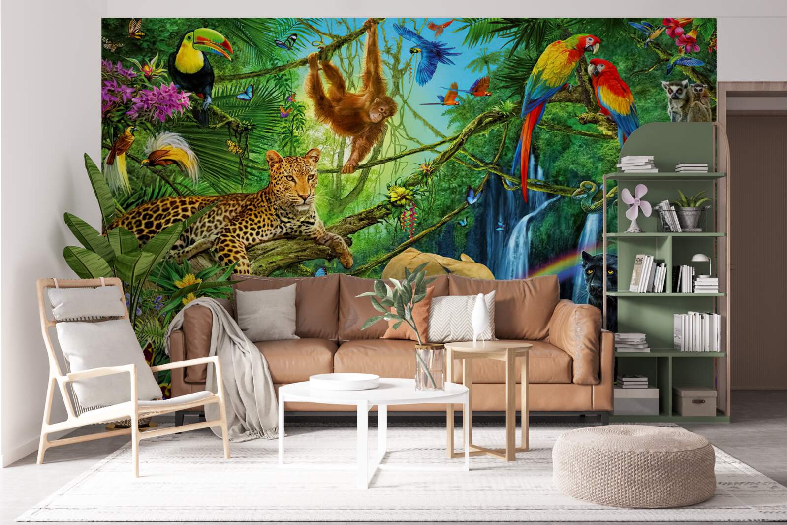 Fototapet locuitori ai pădurilor