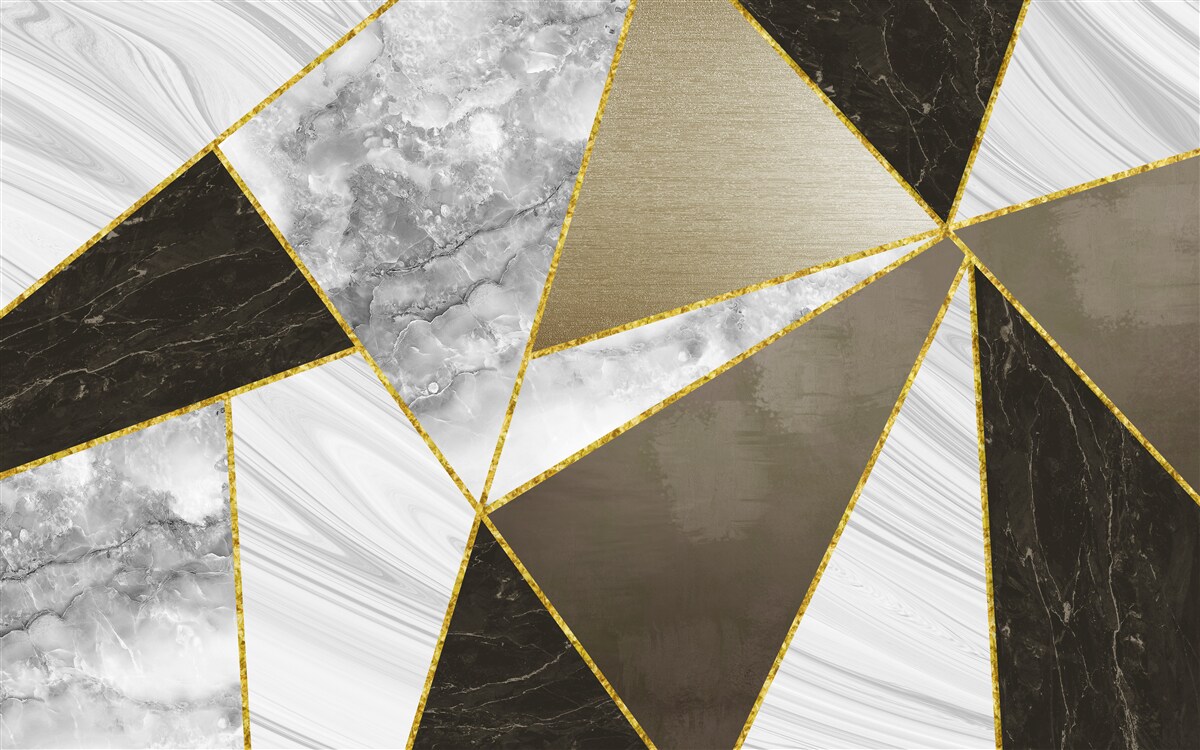 Fototapet abstractizare a unui triunghi