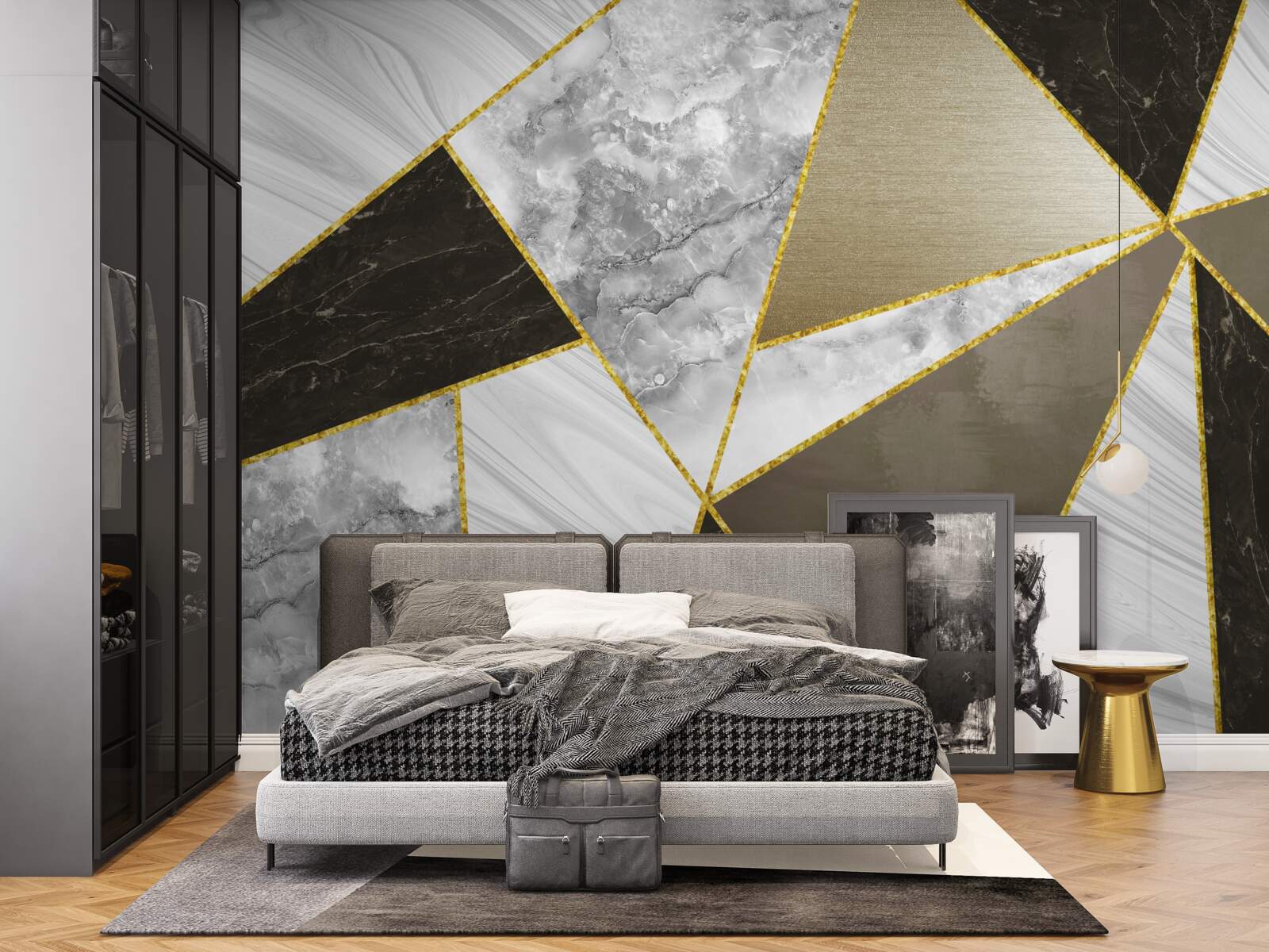 Fototapet abstractizare a unui triunghi