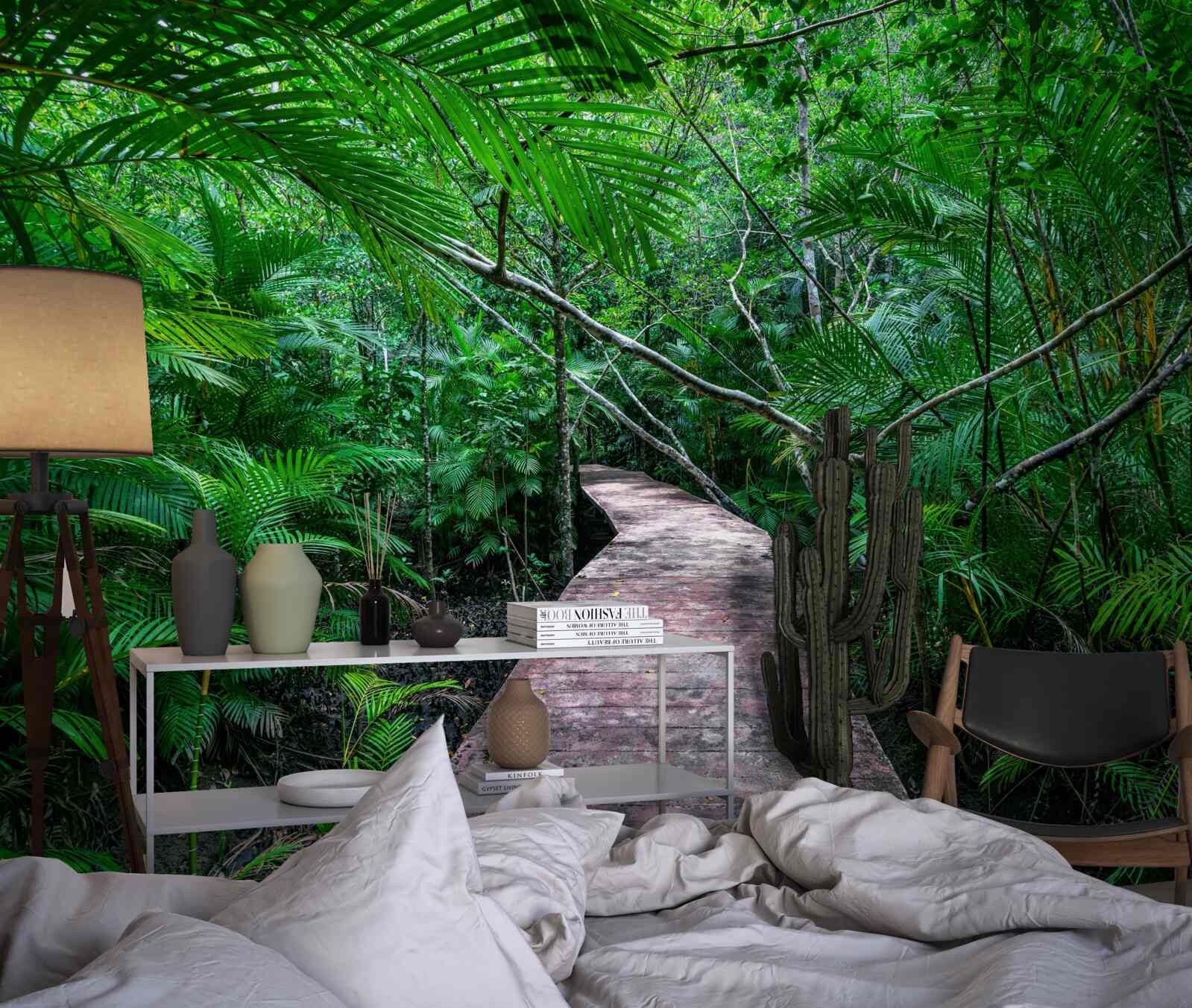 Fototapet Calea spre tropicele verzi magice