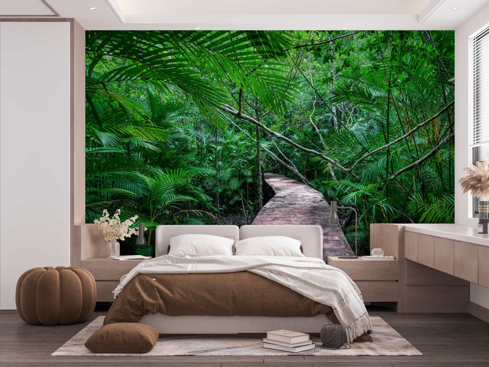 Fototapet Calea spre tropicele verzi magice