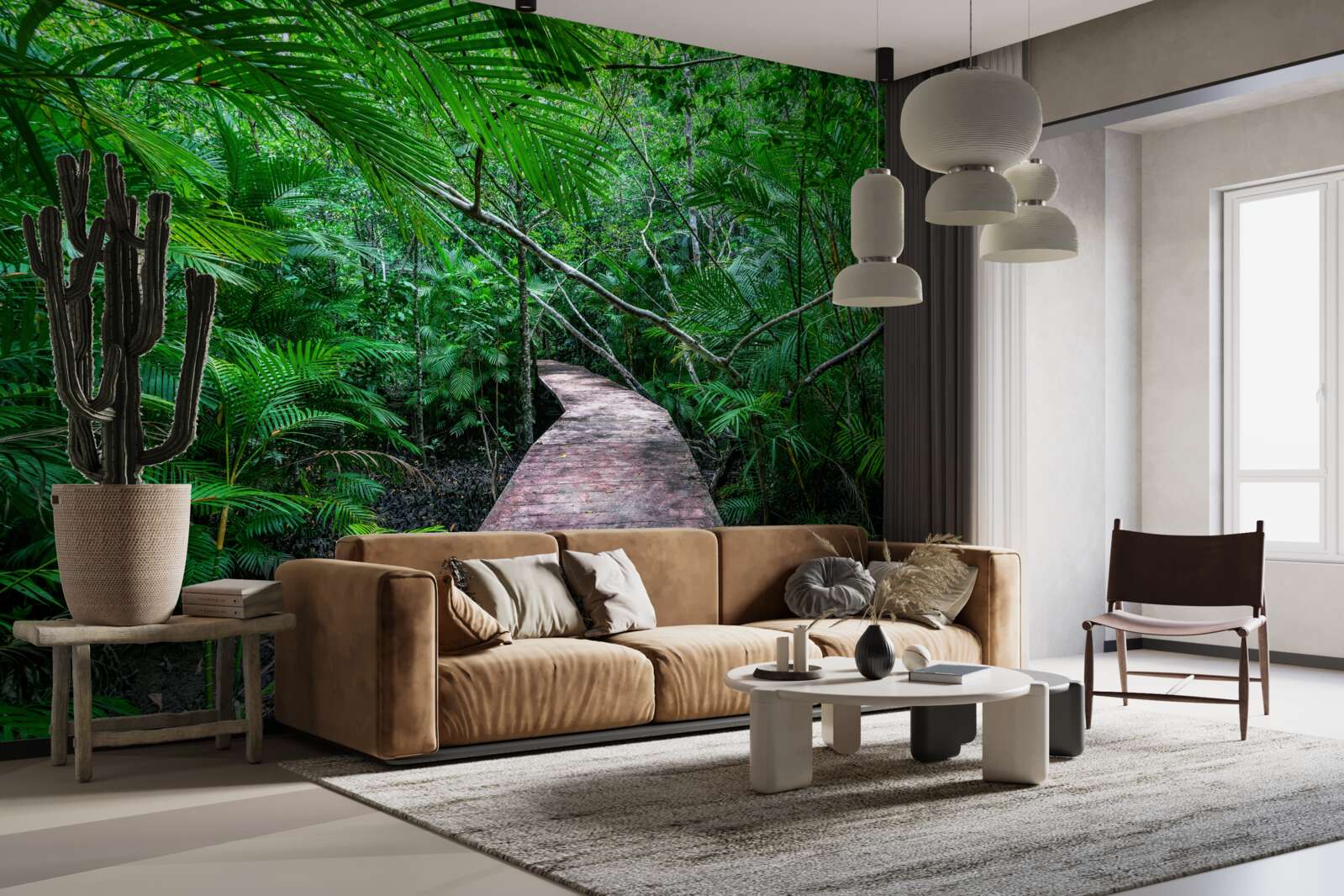 Fototapet Calea spre tropicele verzi magice