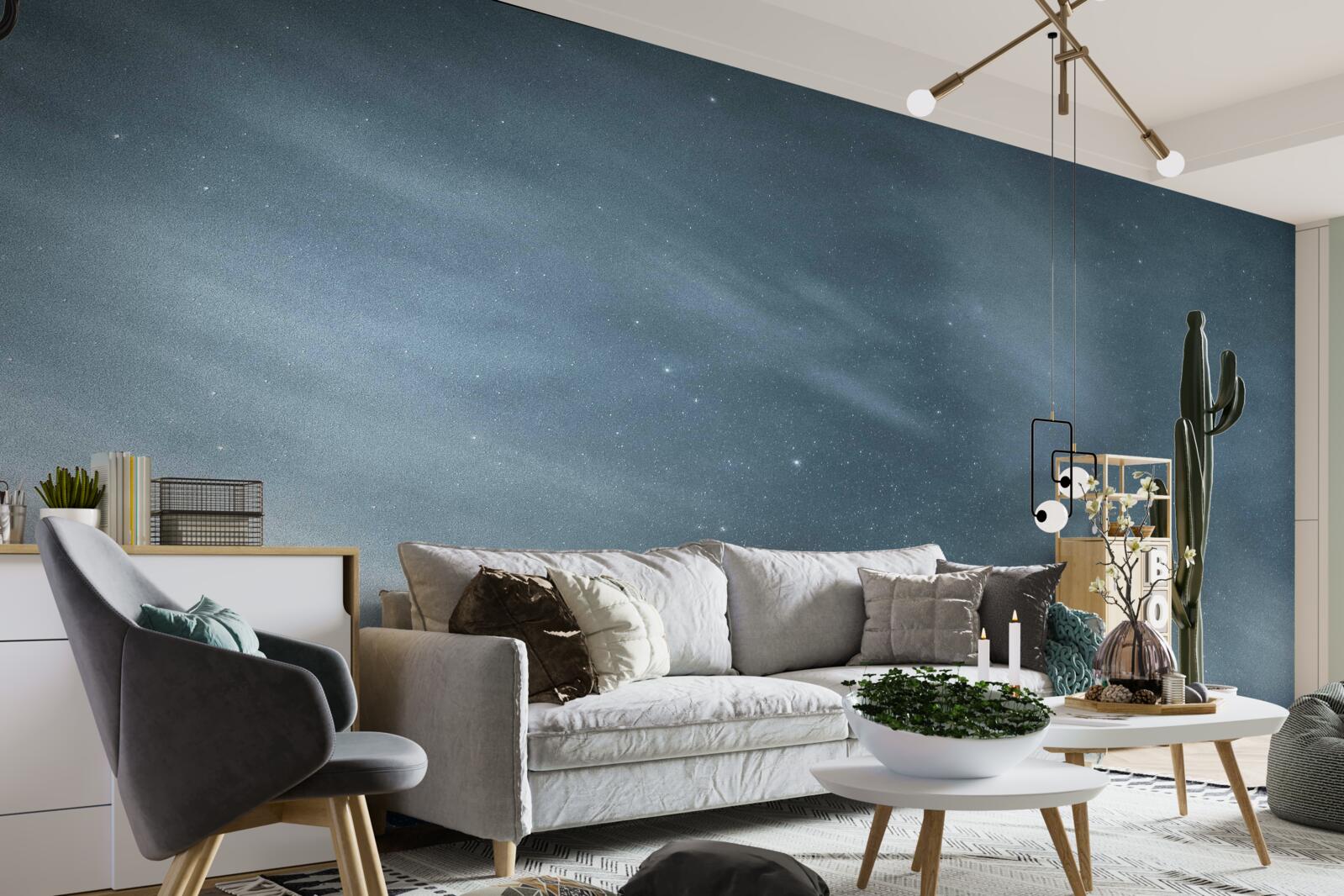 Fototapet nopți albe și înstelate în antarctic