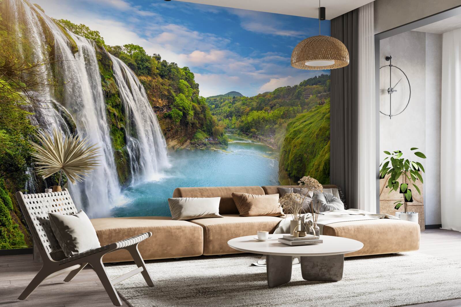 Fototapet puternica cascadă huangoshu